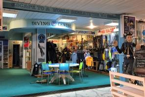 The Entrance to Easy Divers in Cyprus