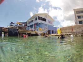 Dive Shop from the Water