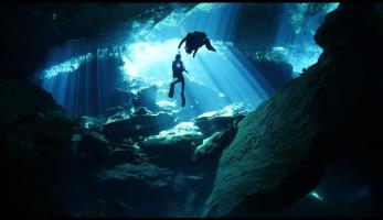 cavern diving scuba total cancun