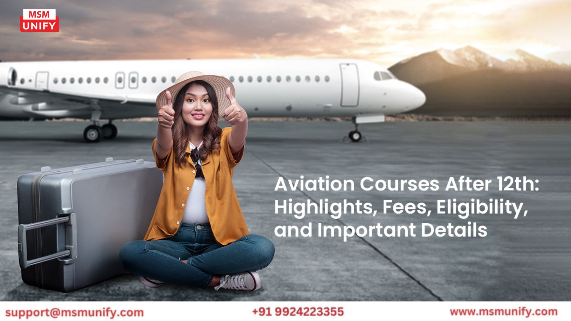 Explore high-flying possibilities with our curated list of <a href="https://www.msmunify.com/blogs/aviation-courses-after-12th/">aviation courses after 12th </a>. Elevate your career aspirations and soar into the world of aviation excellence. Find the perfect program to fuel your passion for flying and chart a course for success in the skies. Start your aviation journey today! 

