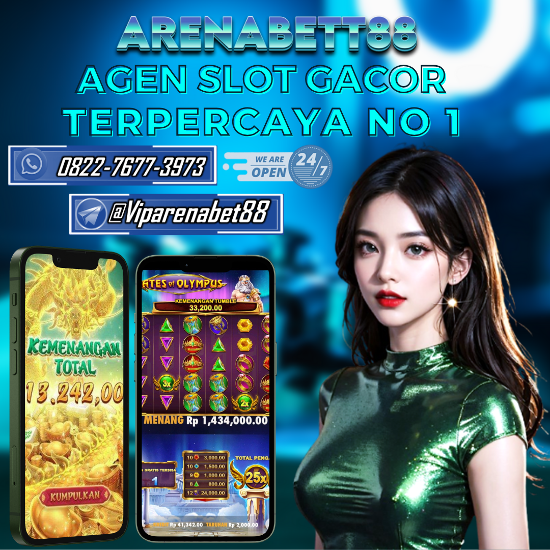 ARENABET88 merupakan agen taruhan online terpercaya,terlengkap dan terbesar nomor 1 di asia.ARENABET88 menyediakan berbagai provider slot seperti PG SHOFT, PRACMATIC PLAY, ADVANTPLAY, MG GAMING, JILI dan lain lain.cukup hanya dengan 1 ID kamu bisa langsung memainkan semua permainan terpopuler saat ini seperti MAHJONG WAYS, WILD BAUNTY, LUCY NEKO, GATES OF OLYMPUS, PRINCES STARLIGHT dan masih banyak lagi game lainnya.

untuk info lebih lanjut hubungi :
WHATSAPP 1 : +62 822-7677-3973
WHATSAPP 2 : +62 812-8809-6197
TELEGRAM    : VIPARENABET88 
Link : https://webviparenabet88.blogspot.com/