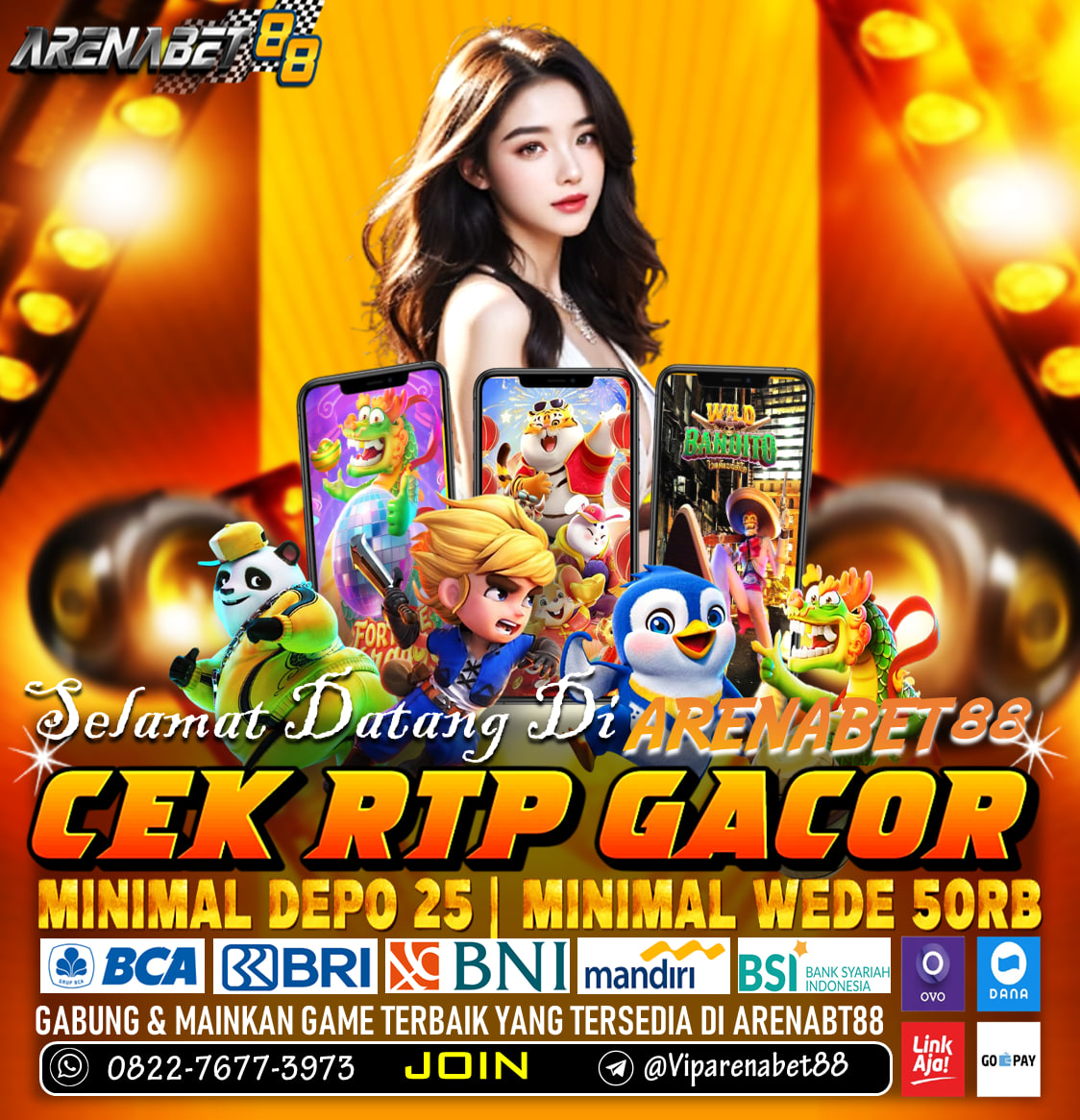 SLOT GACOR anti rungkat hanya di arenabet88,gabung sekarang dan dapatnya kemenangan tanpa batas,dan banyak bonus menarik juga loh...

untuk info lebih lanjut hubungi :
WHATSAPP 1 : +62 822-7677-3973
WHATSAPP 2 : +62 812-8809-6197
TELEGRAM    : VIPARENABET88 
Link : https://webviparenabet88.blogspot.com/

#ARENABET88 #VIPARENABET88  #SLOTGACOR #DEPOPULSATANPAPOTONGAN #SITUSTERPERCAYA #SITUSANTIRUNGKAT   #eventslot #promoslot #bonusslot  #slotpromo #slotgacor