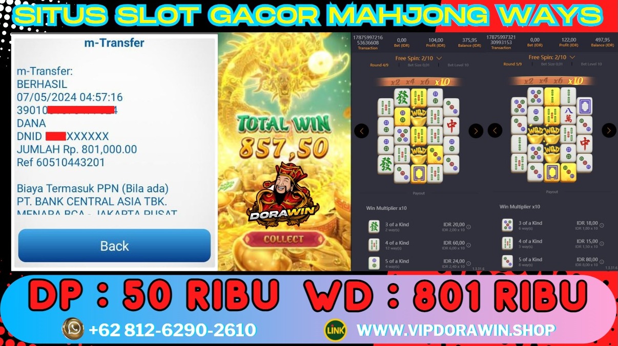 Wahhh.. MAHJONG WAYS pagi ini gacor banget boss kuu 🔥🥰 Depo depo receh menang besar boss kuu 💸💰

DEPOSIT : 50 RIBU 💸💵🤑

WHITDRAW : 801 RIBU 😱💰🔥

Mantaapp bangett boss kuu buruan yang belom play akun nya play sekarang dan dapatkan kemenangan kamu di agen DORAWIN 💰🚀🥳 Ayoo.. buruan jangan sampai ketinggalann 🚀🥳🥰.

LINK GABUN

WA : +62 812–6290–2610

LINK : amis-museeingres.com

celah
Slot Gacor
Permainan Slot