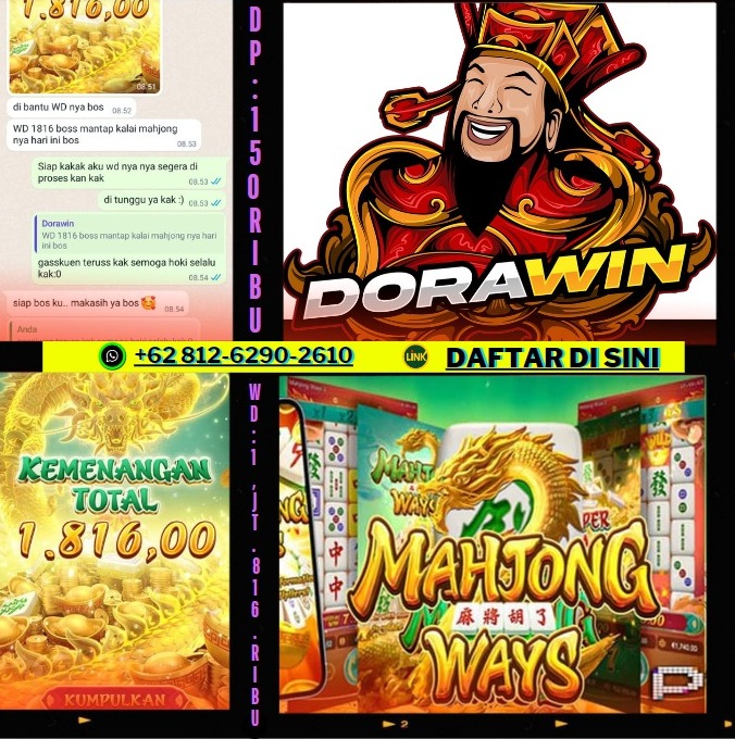 Info slot gacor hari ini | PG SOFT : Mahjong Ways Mudah scatter dan jackpot bersama DORAWIN

Minimal deposit bermain slot di DORAWIN cuma 25 ribu saja ! rasakan sensasi kemenangan yang tiada 2 nya bersama situs slot gacor 2024 paling viral dan paling banyak di sukai di Indonesia saat ini DORAWIN.

Ayo gabung sekarang juga dan nikmati bermain slot dengan pola, rtp jam gacor di DORAWIN

LINK GABUNG👇👇👇

WA : +62 812–6290–2610

LINK : https://dorawin.college/register?ref=ENJOYAJA122