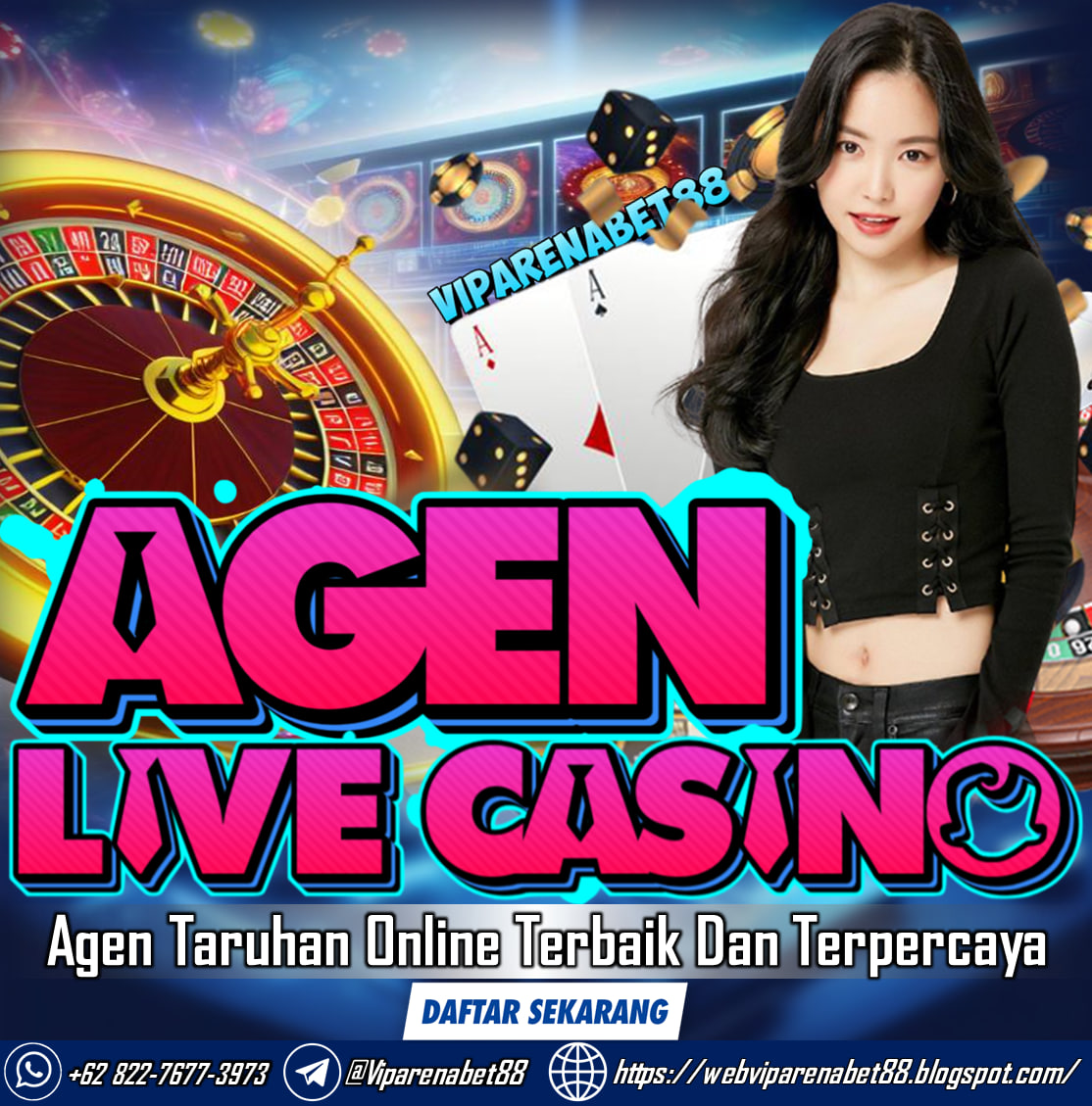 Viparenabet88 adalah agen live casino yang sudah di kenali oleh penggemar live casino online di seluruh dunia, Viparenabet88 juga merupakan situs live casino yang menyediakan permainan casino online yang begitu lengkap dan reel, Dengan menawarkan berbagai taruhan seperti Roulett, Baccarat, Blakjack, Poker, Sicbo. Dengan tampilan website mobile friendly, mudah di akses 24 jam.


Hubungi kontak resmi agen VIP arenabet88 dibawah:
Whatsapp : +62 822-7677-3973
TELEGRAM : @viparenabet88
MENANG BERAPA PUN DI BAYAR LUNASS !!!!
#arenabet88 #viparenabet88 #webviparenabet88 #agenlivecasinoonline #daftarlivecasino #situslivecasinoonline #bandarlivecasinoonline #agenRoulett #agenBaccarat #Blakjack #menangberapapundibayar 