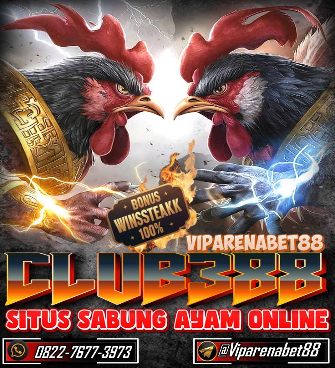 Write a caption for media...ARENABET88 adalah situs judi sabung ayam online beroperasi 24 jam, daftar judi sabung ayam online Wala Meron ARENABET8 minimal deposit 25ribu di link resmi sabung ayam online ARENABET8.

Permainan Sabung Ayam Online dibuat agar pecinta sabung ayam dapat lebih mudah bermain sabung ayam di situs sabung ayam online. Cara daftar sabung ayam online pun sangat gampang.

Salah satu provider sabung ayam online terbesar iyalah CLUB388, mengapa demikian? Sebab di CLUB388 permainan sabung ayam online mudah di mengerti dengan dukungan tampilan menarik serta tersedia pertandingan live streaming.

untuk info lebih lanjut hubungi :
WHATSAPP 1 : +62 822-7677-3973
WHATSAPP 2 : +62 812-8809-6197
TELEGRAM    : VIPARENABET88 
Link : https://webviparenabet88.blogspot.com/

#sabungayamonline #situssabungayam #sabungayam #situsresmi #arenabet88 #viparenabet88 #slotgacor #slotonline