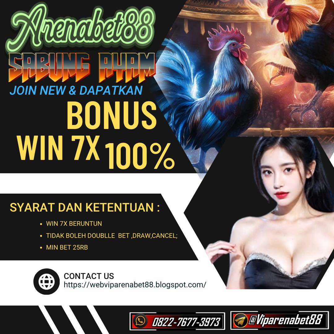 VipArenabet88 Merupakan salah 1 situs daftar judi sabung ayam online Club388 yang saat ini aktif 24 jam dengan pendaftaran akun gratis terbaik dan terpercaya di Indonesia. Club388 Adalah salah 1 provider situs sabung ayam online 24 jam yang paling populer di asia yang menjadi pilihan terbaik untuk para penjudi sabung ayam online club388.
Hubungi kontak resmi agen VIP arenabet88 dibawah:
Whatsapp : +62 822-7677-3973
TELEGRAM : https://heylink.me/viparenabet88gacor/
Link : viparenabet88.org
Kepuasan anda menjadi prioritas utama kami sepenuh nya.
#Viparenabet88 #daftarsabungayam #club388 #agenclub388 #bandarclub388 #sabungayambali #ayamtoroja #ayamsulawesi #winstrike6kaliberuntun #bonus100% #bonusterbesar #daftarsabungayamonline #agensabungayamonline