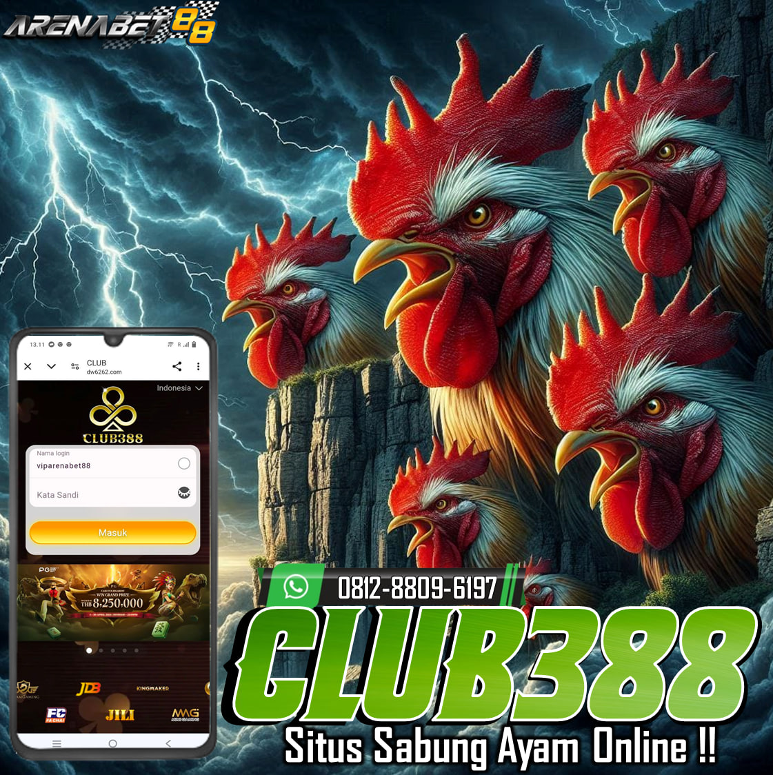 CLUB388 dikenal sebagai agen sabung ayam online resmi terbaik dan menjadi pilihan nomor 1 di Indonesia. Platform ini memberikan pengalaman seru dan menegangkan untuk penggemar sabung ayam, dengan beragam arena pertandingan live yang disiarkan langsung dari arena Filiphina. Hubungi kontak resmi agen VIP arenabet88 dibawah: Whatsapp : 0812-8809-6197 #arenabet88 #viparenabet88 #sabungayamonline #aymtarung #sabungayambali #bali #sabungayamtoraja #sabungayamclub388 #agenclub388 #daftarclub388 #viral #vcs #sange #sexy #arenasabungayam #slotclub388