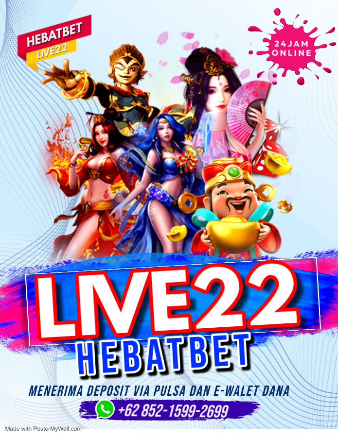 Hebatbet Merupakan Situs Judi Casino Games Live22 Terbaik dan Terpercaya yang menghadirkan berbagai jenis permainan menarik serta terlengkap dari seluruh permainan online di dunia seperti Slot Games, Live Casino dan lain – lain sebagainya. Casino Games Live22 merupakan Situs Judi Live Casino terbaru yang kini telah sukses dipasar Judi Asia yang berlokasi di Filipina dan mendapatkan Lisensi Resmi dari CEZA dan First Cagayan.