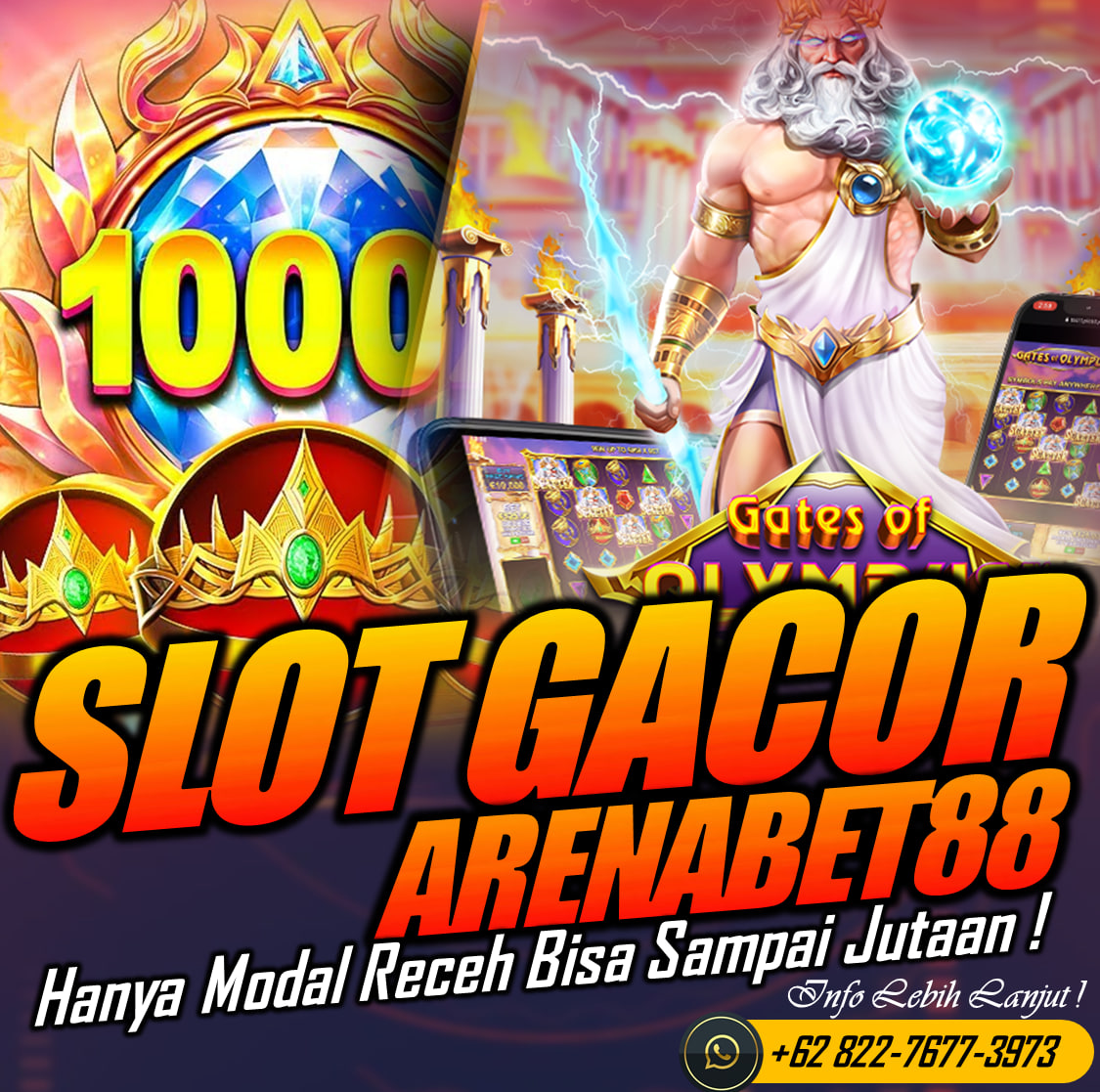 VIP ARENABET88 SITUS GAME SLOT ONLINE TERBESAR DI INDONESIA
Melalui Website VIP ARENABET88 anda bisa bermain GAME SLOT online dengan transakasi yang begitu gampang dan sudah pasti aman dalam permainan, Segera daftarkan account anda sekarang juga.

Mau main Game Online yang menghasilkan uang ?
Ayo disini aja ...!! Hanya di Agen VIP ARENABET88
1 (satu) ID untuk semua permainan : 
♻️ Sportsbook 
♻️ Live Casino 
♻️ Poker 
♻️ Slots Game
♻️ Sabung Ayam
BERMAIN DENGAN SPORTIF & BERMAIN UNTUK MENANG

KONTAK ARENABET88 lainnya :
Whatsapp : (+62) 822-7677-3973
TELEGRAM : @viparenabet88
#arenabet88 #viparenabet88 #agenarenabet88 #agenviparenabet88 #arenabet88gacor #slotgacor #agenjudionline #agenjudionlineterlengkap #bandarjudionline #akunvipgacor #menangberapapundibayar #slotarenabet88 #slotviparenabet88 
