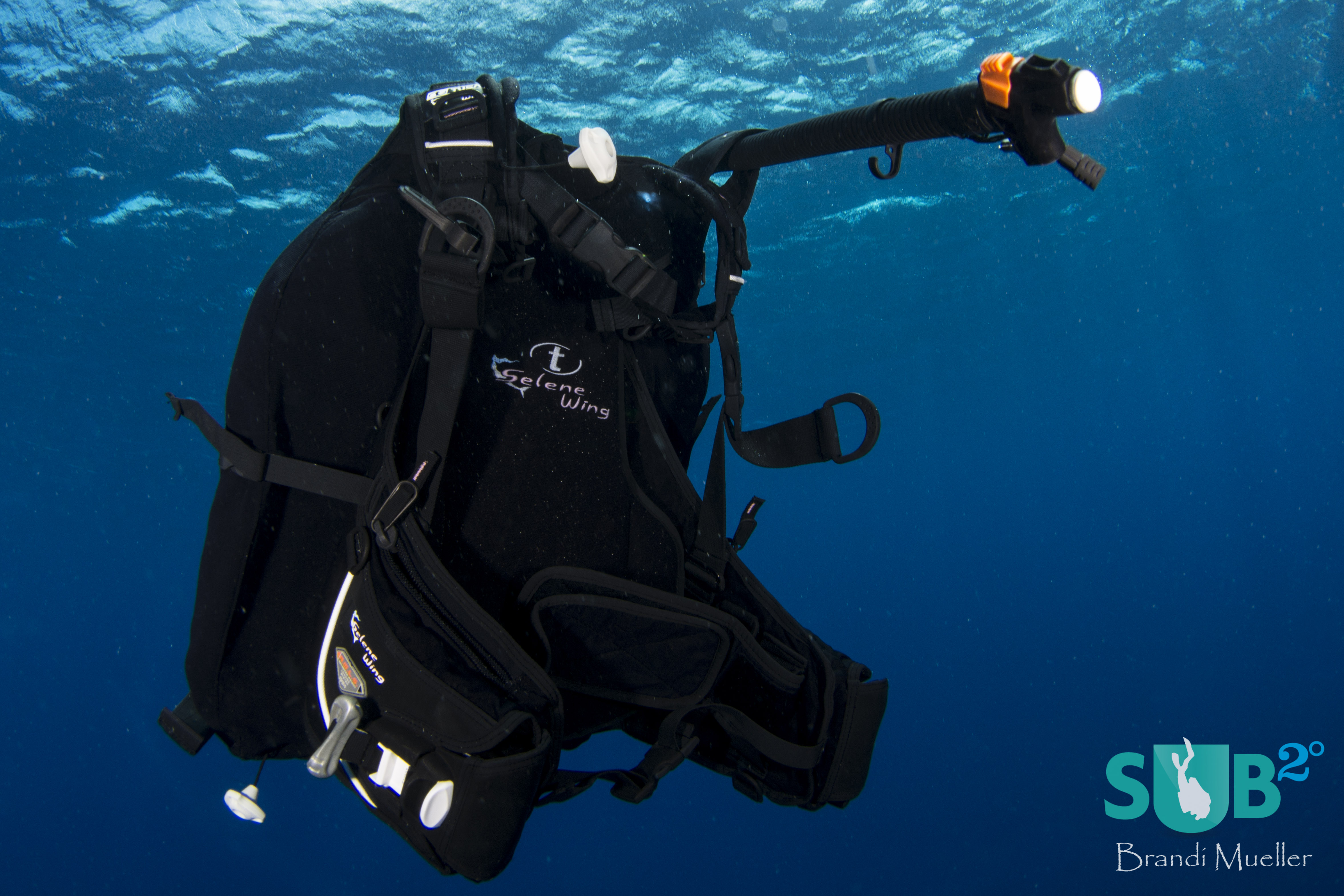 A TUSA back inflate jacket-style BCD.  BCDs come with all sorts of features including pockets, d-rings, integrated weight systems, etc.  Visit your local dive shop to find out what BCD is best for you.