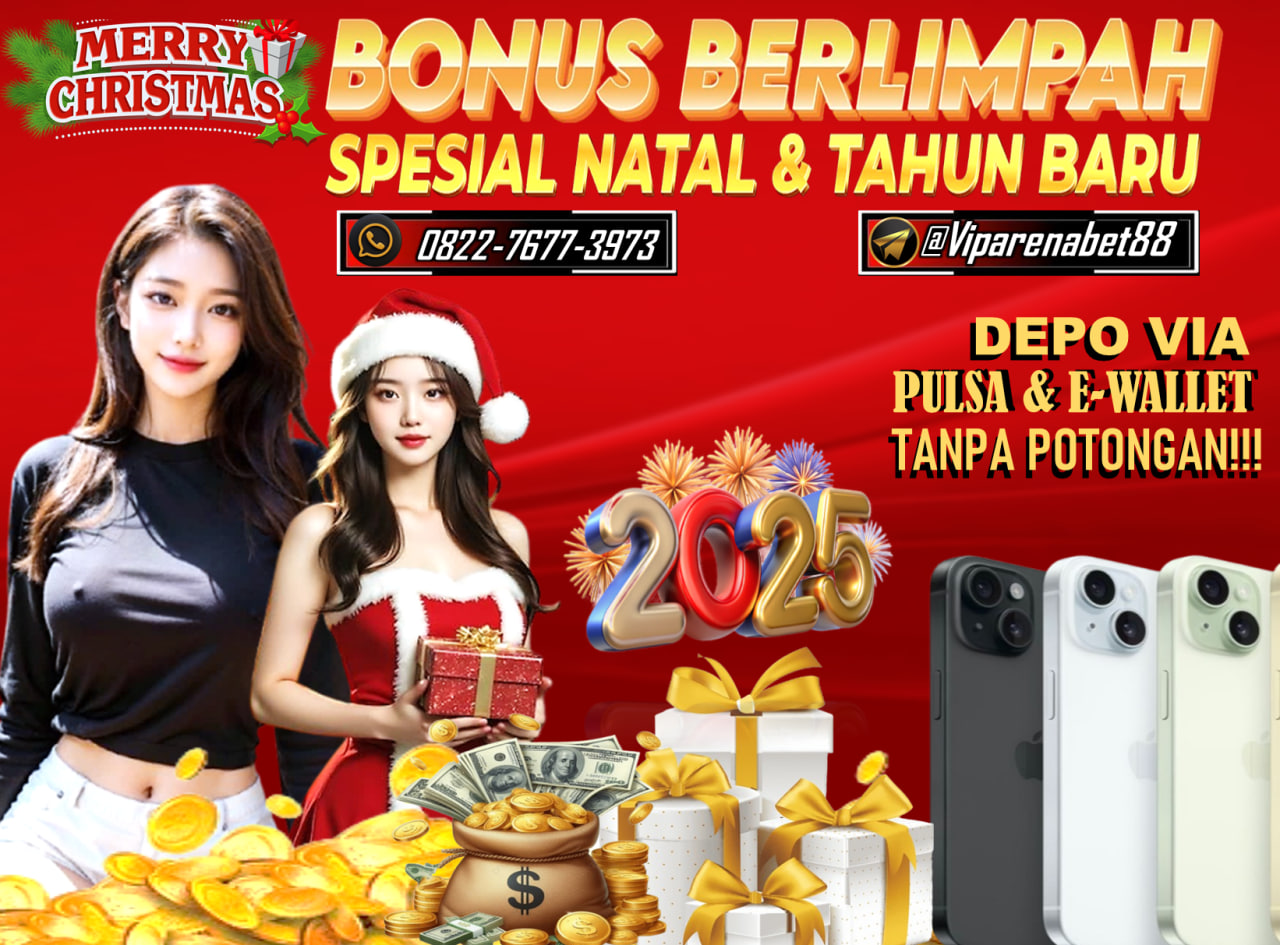 Nikmati bonus natal dan tahun baru bersama ARENABET88 dapatkan banyak bonus menarik dan juga temukan game game gacor setiap harinya.

untuk info lebih lanjut hubungi :
WHATSAPP 1 : +62 822-7677-3973
WHATSAPP 2 : +62 812-8809-6197
TELEGRAM    : VIPARENABET88 
Link : https://webviparenabet88.blogspot.com/

#ARENABET88 #VIPARENABET88 #NATALDANTAHUNBARU #EVENNATAL #SLOTGACOR #DEPOPULSATANPAPOTONGAN #SITUSTERPERCAYA #SITUSANTIRUNGKAT 
#promotahunbaru #bonusnatal #bonustahunbaru #eventnatal #promoslotnatal #eventslot #promoslot #bonusslot #tahunbaru2025 #slotpromo #slotgacor
