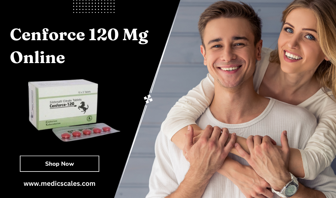 Cenforce 120 contains sildenafil citrate, the same active ingredient found in Viagra. It's used to treat erectile dysfunction in men by enhancing blood flow to the penis during sexual stimulation, which helps in achieving and maintaining an erection.

Buy Now: https://www.medicscales.com/cenforce-120-mg/