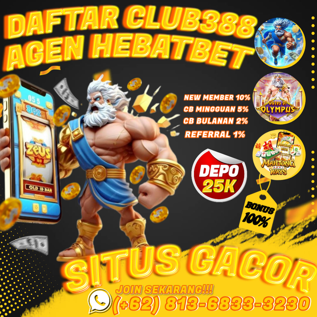 Daftar CLUB388 dibandar situs judi online terpercaya yaitu CS1HEBATBET sangatlah mudah. Pastinya anda ingin bermain dengan situs terpercaya yang sudah terjamini untuk pembayaran proses kemenangan. Situs resmi sabung ayam pertama di indonesia,tentunya menjadi bandar taruhan yang sudah sangat berpengalaman, dimana proses kemenanggan anda akan diposes berapa pun nominalnya.