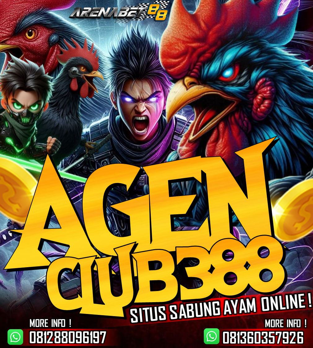 Sebagai website agen sabung ayam online club388 kami memberikan kenyaman dan proses pelayanan yang cepat. Melalui Arenabet88 sekarang anda sudah bisa melakukan deposit dengan mengunakan uang elektronik seperti ovo dana gopay dan lainnya. Dalam satu user id Arenabet88 anda bisa bermain semua jenis permainan yang sudah ada tersedia.

DAFTAR ID SABUNG AYAM CLUB388 atau sabung ayam online lainnya juga ada tersedia melalui Arenabet88. Daftar id laga ayam, melalui Arenabet88 anda bisa mendapatkan id vip yang tentunya hoki dan bisa lebih gacor. Minimal pengisian saldo melalui kami adalah 25rb dan minimal penarikan saldo juga hanya 25rb saja. Anda bisa konfirmasi deposit dan withdraw melalui layanan livechat kami yang selalu online.
Ayo segera daftarkan diri anda sekarang juga !!

Melayani dalam 24 Jam Setiap Hari
👉 Kontak WhatsApp : 0812-8809-6197
👉 Website : VIParenabet88. org
#arenabet88 #viparenabet88 #agenclub388 #club388 #daftarclub388 #situssabungayamonlineclub388 #agensabungayamonline #sabungayamclub388 #slotclub388 #winstrike6kali #bonuswinstriketerbesar #arenasabungayambali #sabungayambali #bali #arenasabungbali #ayamtarungbali