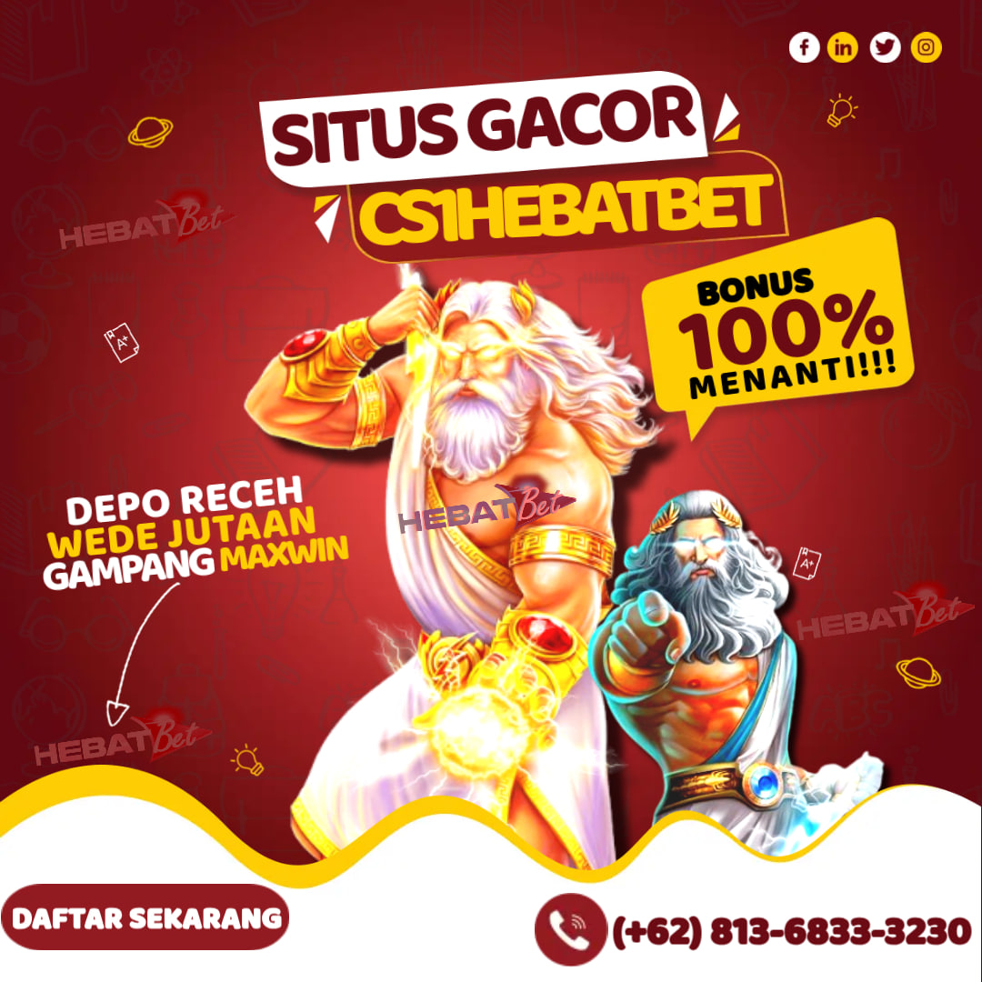 Situs gacor terbaik dan terpercaya di indonesia dari tahun ke tahun adalah hanya Agen HEBATBET. Dimana HEBATBET juga menghadirkan berbagai jenis permainan menarik serta terlengkap dari seluruh permainan online di dunia seperti Slot Games, Live Casino, Sabung Ayam, SportBook dan lain — lain sebagainya. Bukan hanya game saja tetapi HEBATBET juga menyediakan berbagai macam bonus-bonus yang menarik khusus untuk member setia HEBATBET.