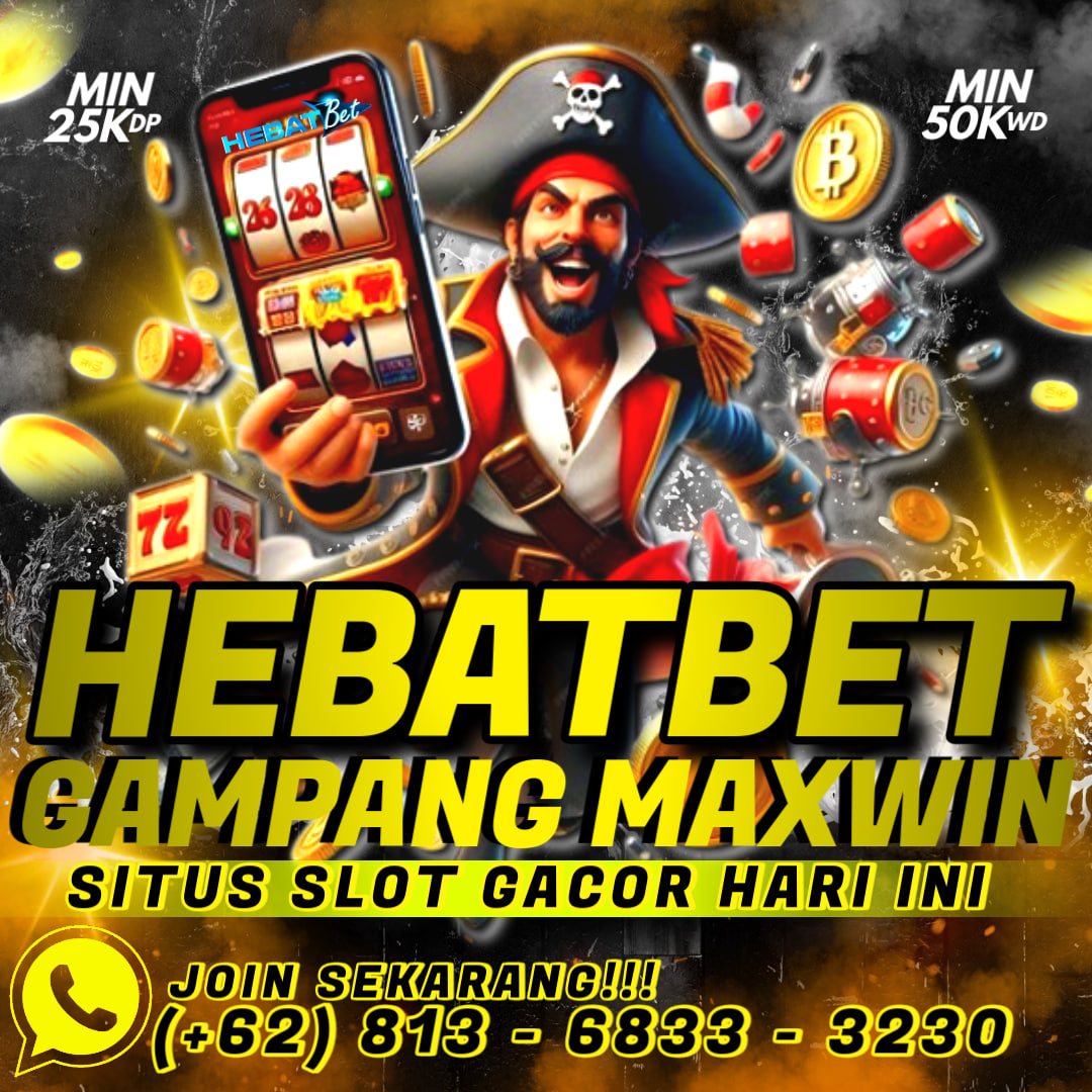 Daftar slot gacor terbaik dan terpercaya di indonesia adalah HEBATBET. HEBATBET terbentuk sejak tahun 2010 hadir dengan menawarkan pengalaman bermain judi online terbaik dengan berbagai variasi menarik yang bertujuan untuk kenyamanan saat bermain. Agen CS1HEBATBET juga menghadirkan berbagai jenis permainan menarik serta terlengkap dari seluruh permainan online di dunia seperti Slot Games, Live Casino, Sabung Ayam, SportBook dan lain — lain sebagainya. 