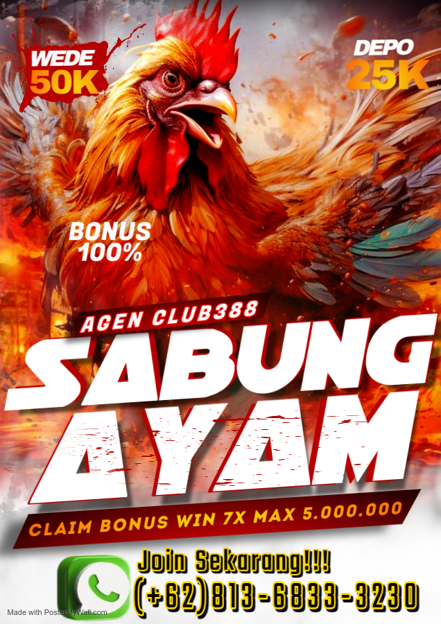 Daftar CLUB388 Sabung Ayam online Terpercaya Di Indonesia Yang Sudah Memiliki Lisensi Resmi Dalam Menjalankan Operasinya adalahdi bandar CS1HEBATBET. Pastinya anda ingin bermain dengan situs terpercaya yang sudah terjamini untuk pembayaran proses kemenangan. Situs resmi sabung ayam pertama di indonesia, tentunya menjadi bandar taruhan yang sudah sangat berpengalaman, dimana proses kemenanggan anda akan diposes berapa pun nominalnya.