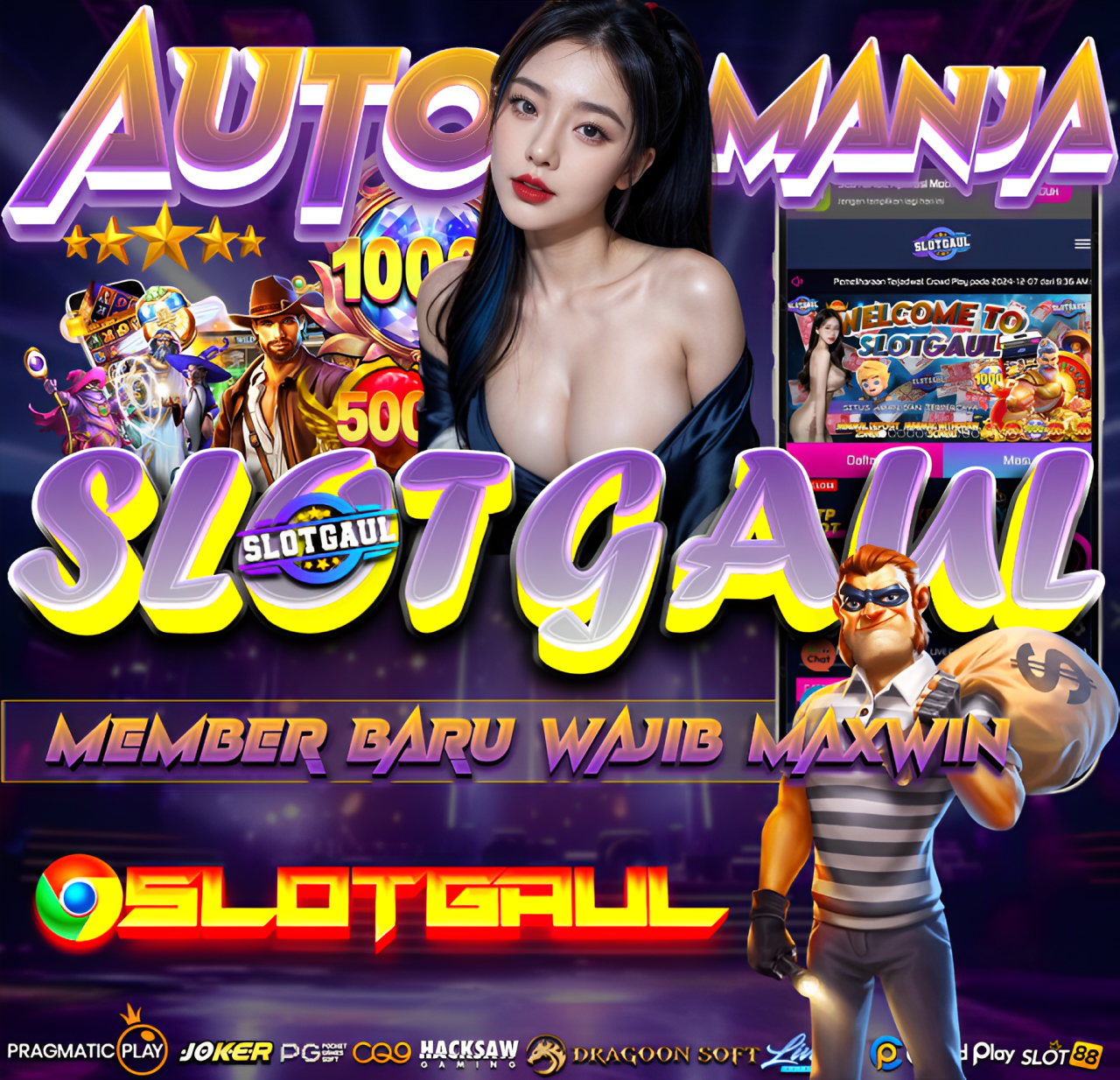 Nikmati berbagai macam game online gacor bersama SLOTGAUL situs judi slot online terbesar dan terpercaya INFO PENDAFTARAN ID
WA : Whatsapp Official ( 081391524062 )
telegram: @slotgaul
#slotonline #slot #gacor #judionline
#slotgaul #slotgacor #daftarslotgaul