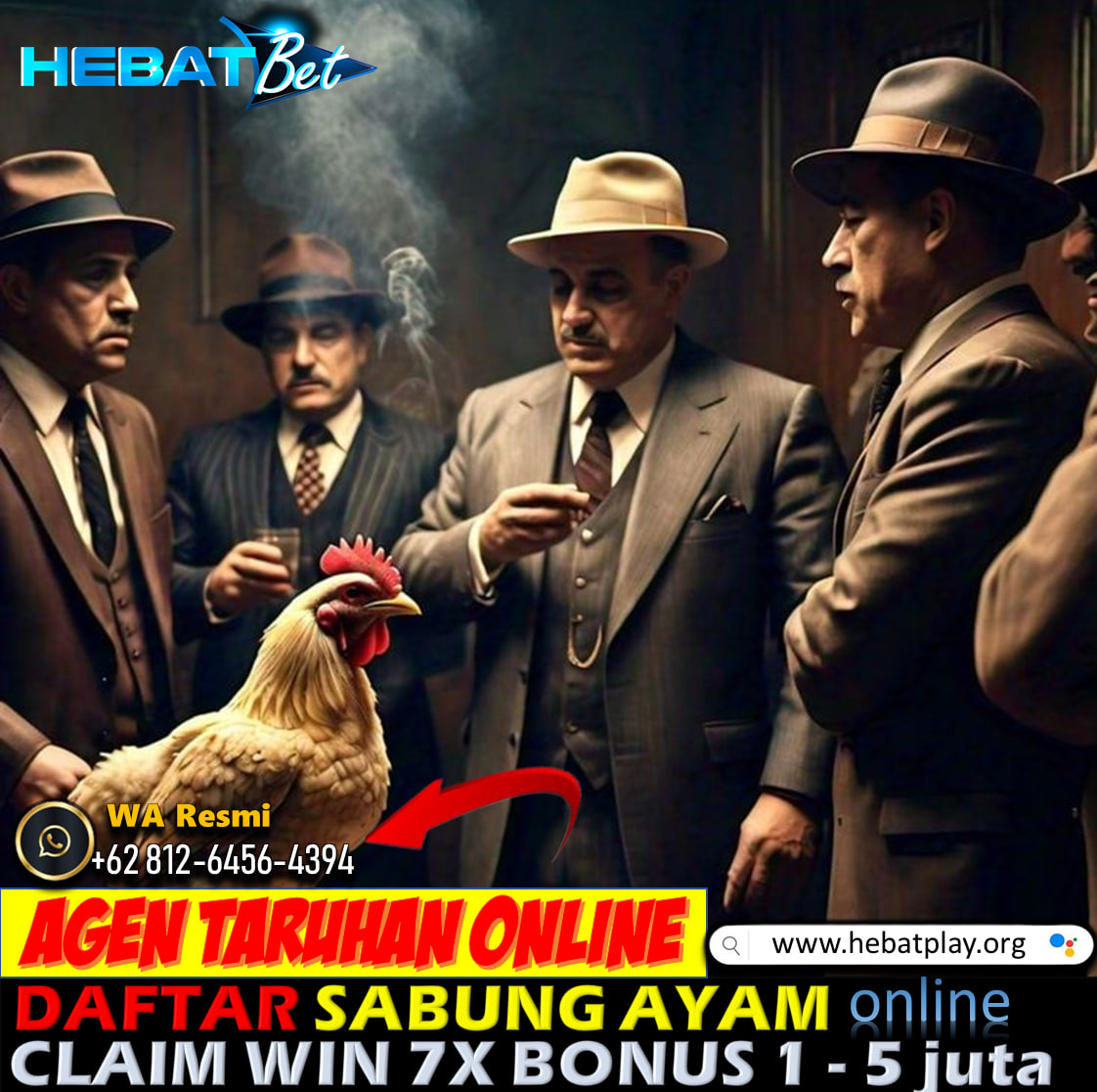 Agen VVIP HEBATBET adalah agen sabung ayam online ter aman dan terpercaya di indonesia, Menyediakan bonus win 7 x beruntun, dan maximal hadiahh Rp 5.000.000.00 📷yuk join sekarang Daftar : https://heylink.me/DaftarAkunVVIPHebatbet/ Minimal Deposit Hanya 25 RIBU!!!💸
Mau Join ?? Langsung via WhatsApp kita :
WhatsApp : 082115843041
Telegram : @Vviphebatbet
Rasakan Sensasi Nya Hanya Di VVIPHEBATBET 
NB:  Bergabung Bersama Hebatbet Anda akan Mendapatkan Pelayanan dan Bonus Terbaik. Mari Bergabung Bersama Kami Saat Ini Juga !!