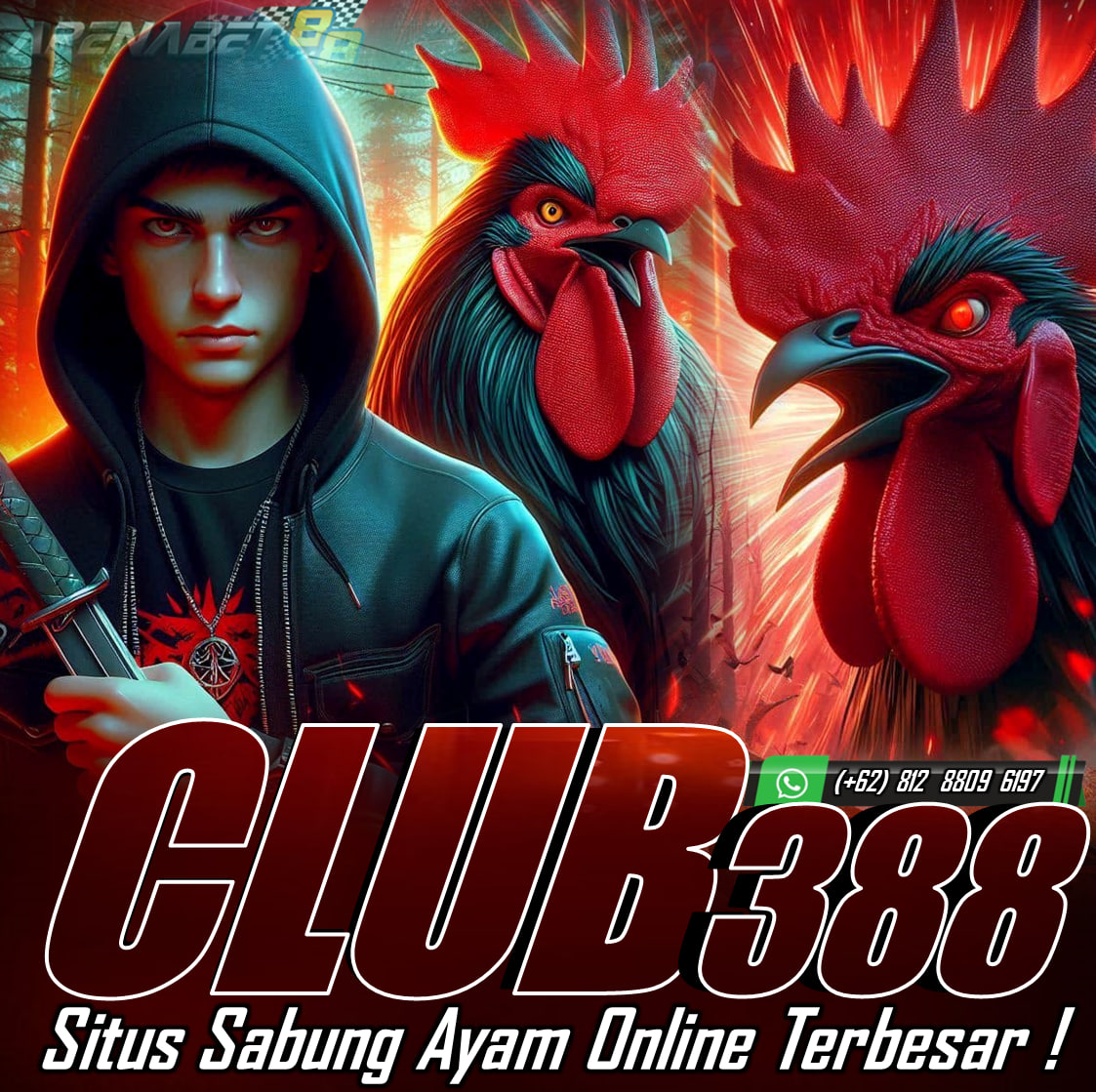 CLUB388 merupakan platform agen judi sabung ayam online resmi dan terpercaya yang mempersembahkan pertandingan wala meron dengan tayangan live 24 jam tanpa henti menggunakan server filiphina asli untuk pengalaman bertaruh yang asik juga menyenangkan.

Ayo segera daftarkan diri anda di agen arenabet88.
Melayani dalam 24 Jam Setiap Hari
👉 Kontak WhatsApp : (+62)822-7677-3973
👉 Telegram : @VIParenabet88
BERMAIN DENGAN SPORTIF & BERMAIN UNTUK MENANG

#arenabet88 #viparenabet88 #agensabungayamonline #agensabungayamclub388 #agenclub388 #daftarclub388 #club388 #sabungayambali #sabungayamtoraja #arenasabungayam #ayambali #ayamtarung #pecintaayambali #tajensabungayam