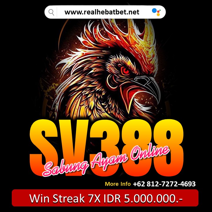SV388 merupakan situs resmi sabung ayam online yang telah hadir di indonesia dengan layanan aktif 24 jam nonstop. Segera daftar dan rasakan keseruan bermain game sv388 terbaru 2024.

WhatsApp : +62 812-7272-4693