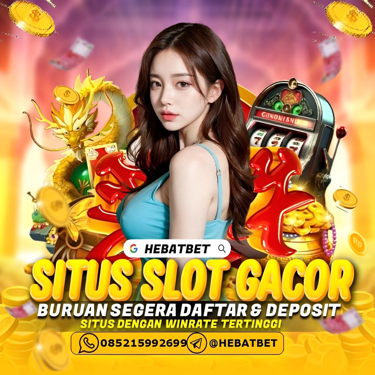 Daftar Slot gacor Indonesia dapat anda lakukan bersama agen daftar resmi Slot Indonesia, Hebatbet. Persyaratan utama daftar Slot Gacor Indonesia ialah memiliki salah satu akun rekening bank lokal seperti BCA, BNI, BRI, Mandiri, CIMB Niaga ,Danamon dan E- Wallet.Costumer Servis Hebatbet yang online selama 24jam penuh untuk siap meyani anda dengan cepat dan tepat Setelah anda memiliki salah satu rekening bank lokal yang kami sebutkan, maka langkah berikutnya anda dapat menghubungi kontak agen Slot Gacor Hebatbet dibawah ini :

Daftar GRATIS!! Minimal Deposit Hanya 25 RIBU!!!💸

Mau Join ?? Langsung via WhatsApp kita :
WHATSAPP : +62 852-1599-2699
TELEGRAM :hebatbet
DAFTAR SEKARANG