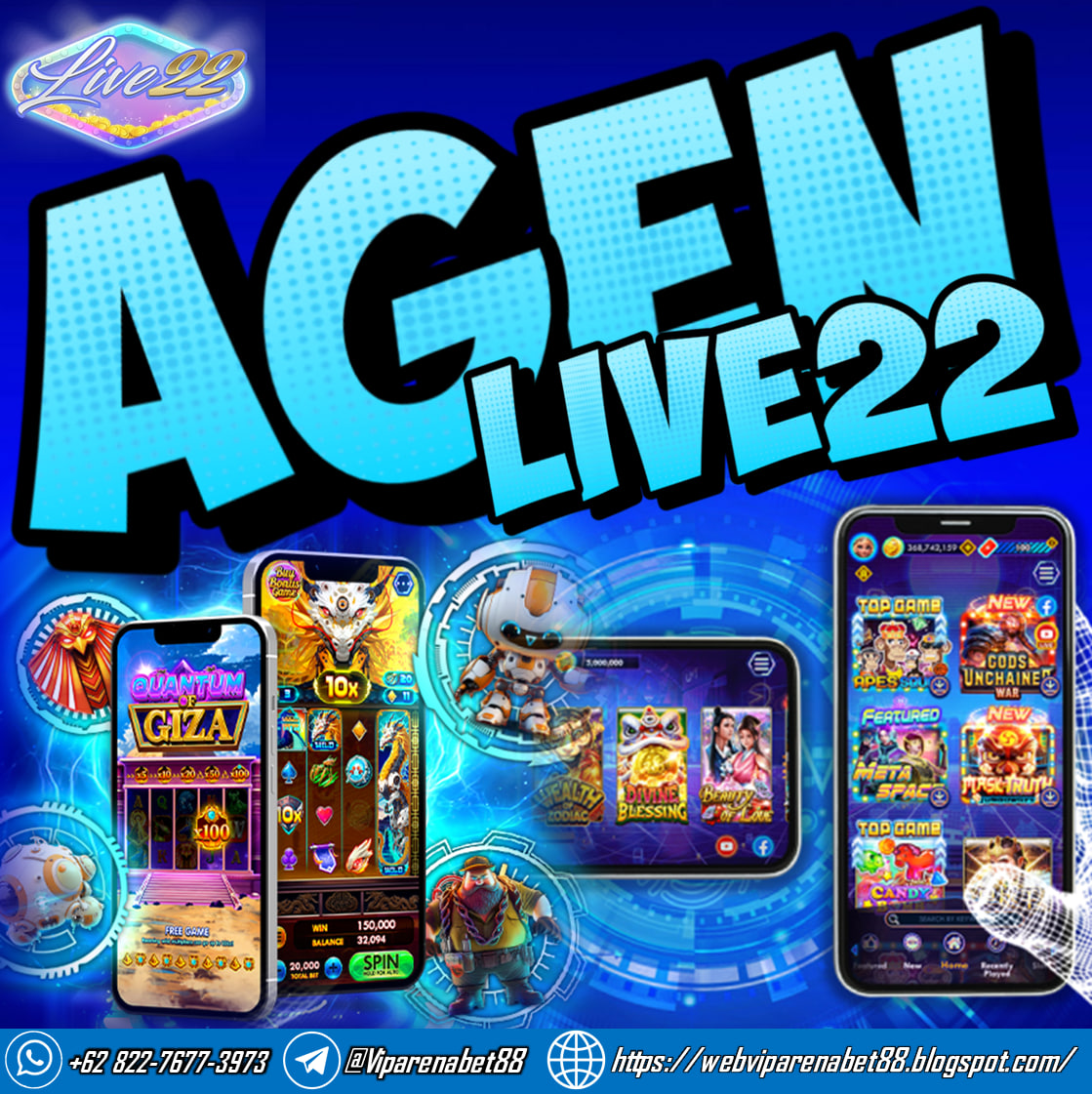 Arenabet88 adalah agen slot online live22 terlengkap dan terpercaya di indonesia dengan minimal deposit Rp.25.000 anda sudah bisa mainkan slot online live22, Buruan daftar sekarang

Hubungi kontak resmi agen VIP arenabet88 dibawah:
Whatsapp : +62 822-7677-3973
TELEGRAM : @viparenabet88
Kepuasan anda menjadi prioritas utama kami sepenuh nya.
#arenabet88 #viparenabet88 #agenlive22 #daftarlive22 #agenslotlive22 daftarslotlive22 #slotlive22