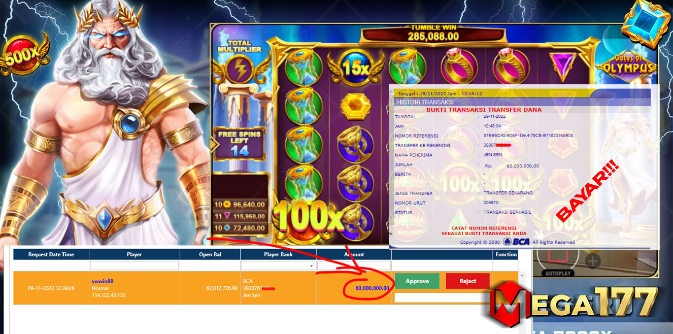 Mega177 Daftar Judi Slot Online Uang Asli Mega 777 slot dan Mega 188 Indonesia
Minimal deposit 10 ribu saja
Link Daftar 📌<a href="https://xn--sltmega177-fcb.com/">KLIK DISINI</a>