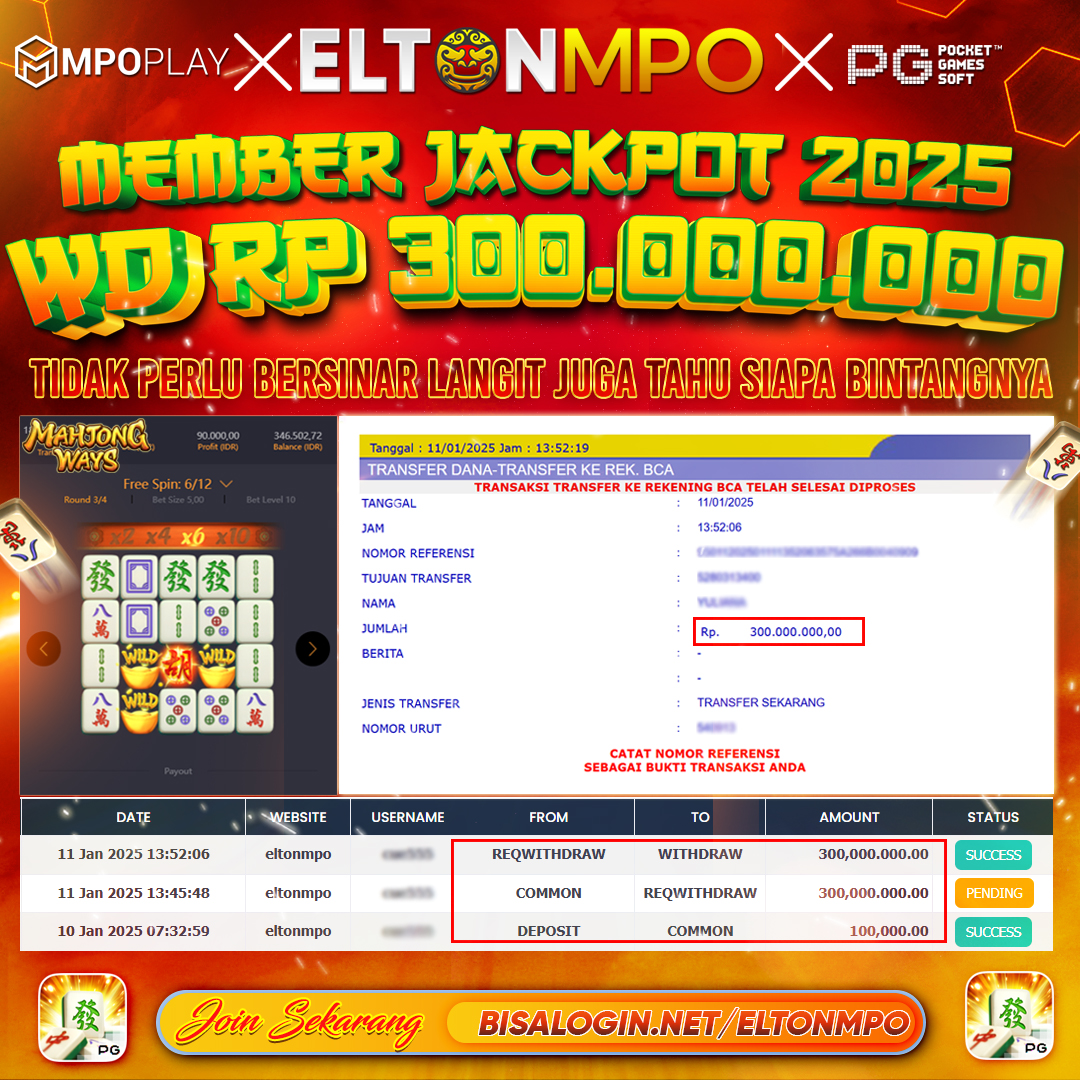 ELTONMPO Adalah Website Judi Slot Mahjong Ways Paling Aman & Terpercaya Yang Menawarkan Metode Pembayaran Paling Terlengkap dan Sistem Permainan Mudah Mendapatkan Kemenangan Serta Menjamin Kemenangan Jackpot Berapapun Jumlah Yang Anda Dapatkan Akan Dibayarkan Langsung Tanpa Cicil Proses Cepat Online 24 Jam https://heylink.me/eltonmpo/