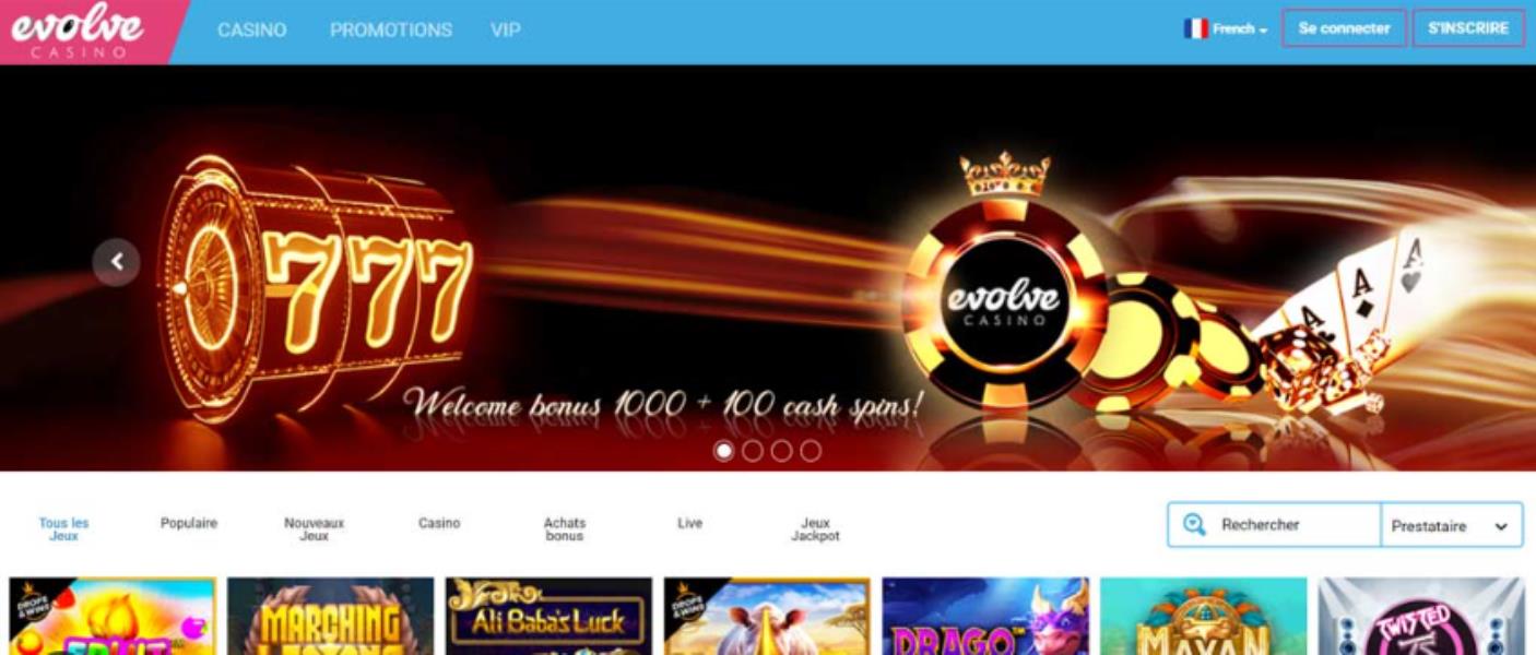 Evolve casino france