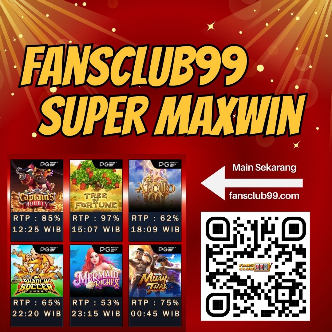 Daftar sekarang bermain slot online gacor hanya bersama Fansclub99 untuk menangkan jackpot hingga jutaan rupiah.