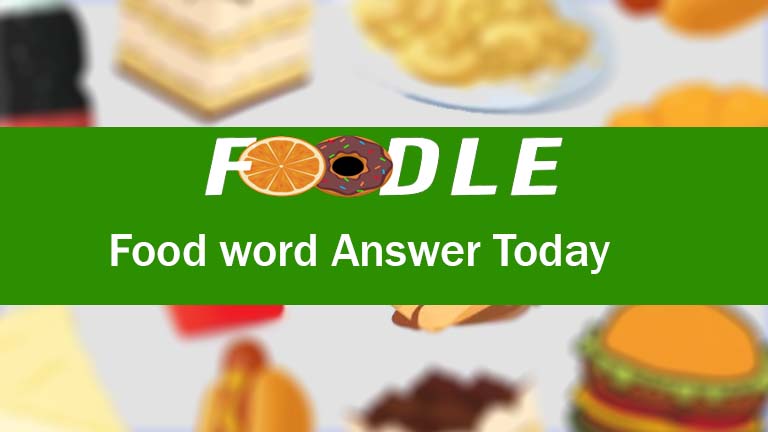 Free online word puzzle game. https://food-le.com