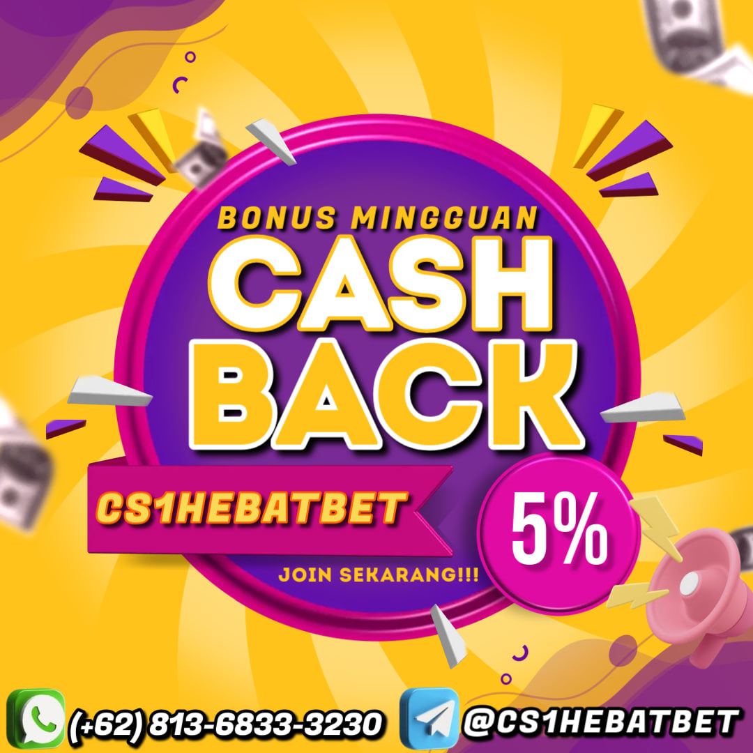 HEBATBET Merupakan Agen slot gacor terbaik dan terpercaya di indonesia. CS1HEBATBET juga menghadirkan berbagai jenis permainan menarik serta terlengkap dari seluruh permainan online di dunia seperti Slot Games, Live Casino, Sabung Ayam, SportBook dan lain — lain sebagainya. Untuk mendaftarkan akun bersama Agen HEBATBET, kamu bisa menghubungi costumer servis HEBATBET Via Whatsapp, Telegram dan Live Chat yang sudah kami sediakan dibawah Ini. Nikmati Bonus 10% bagi member baru dan Bonus Cashback 5% setiap minggunya.