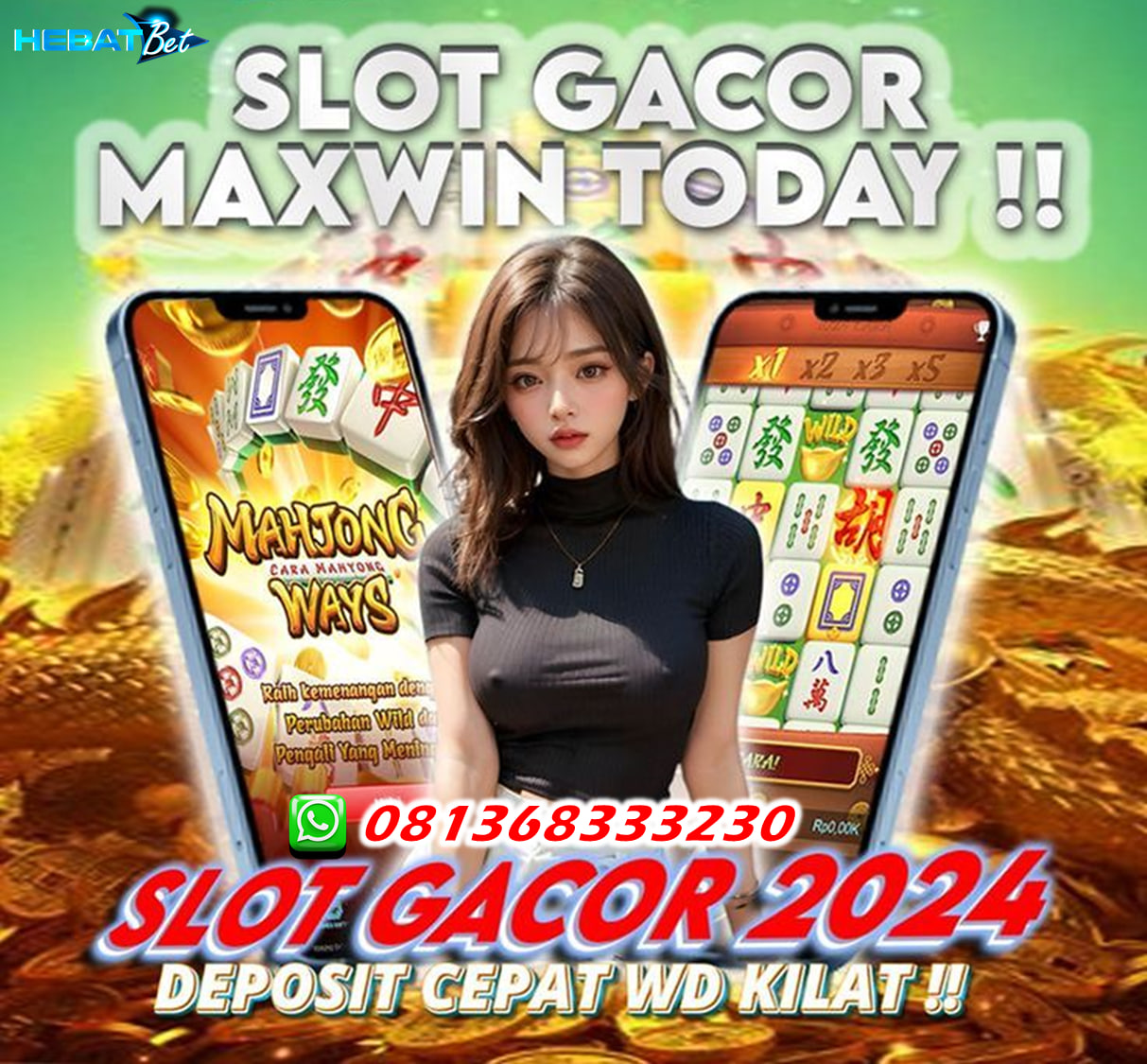 Situs slot gacor terbaik dan terpercaya di indonesia adalah HEBATBET. HEBATBET terbentuk sejak tahun 2010 hadir dengan menawarkan pengalaman bermain judi online terbaik dengan berbagai variasi menarik yang bertujuan untuk kenyamanan saat bermain. Agen CS1HEBATBET juga menghadirkan berbagai jenis permainan menarik serta terlengkap dari seluruh permainan online di dunia seperti Slot Games, Live Casino, Sabung Ayam, SportBook dan lain — lain sebagainya.