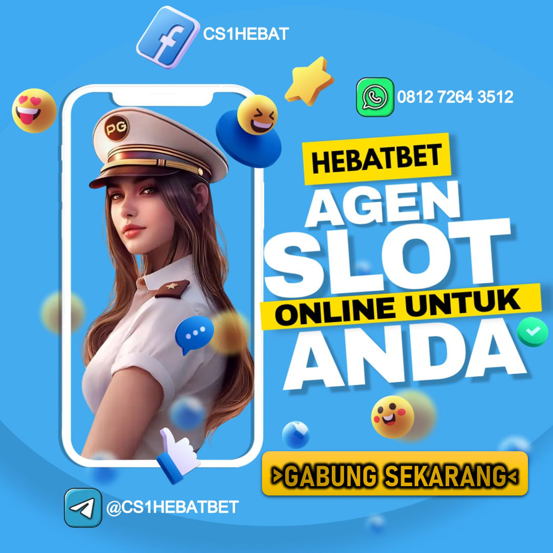 HEBATBET ialah situs terpercaya dan berlisensi resmi di bawah dukungan IDNPLAY & PAGCOR. HEBATBET terbentuk sejak tahun 2010 hadir dengan menawarkan pengalaman bermain judi online terbaik dengan berbagai variasi menarik yang bertujuan untuk kenyamanan saat bermain. Agen CS1HEBATBET juga menghadirkan berbagai jenis permainan menarik serta terlengkap dari seluruh permainan online di dunia seperti Slot Games, Live Casino, Sabung Ayam, SportBook dan lain — lain sebagainya. Semua permainan yang kami hadirkan dapat Anda mainkan cukup memiliki 1 user ( satu akun ) saja. 