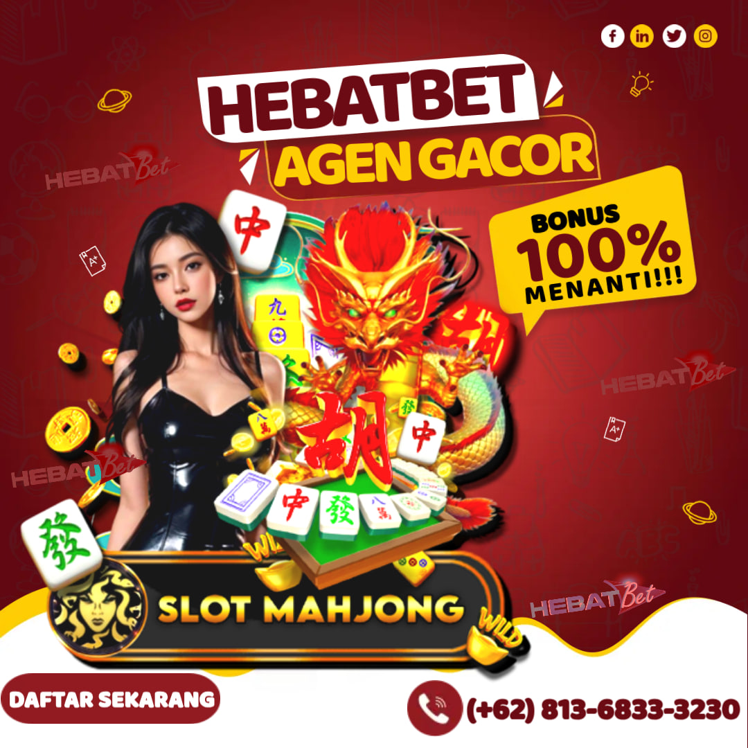 HEBATBET Merupakan Agen slot gacor terbaik dan terpercaya di indonesia dari tahun ke tahun. HEBATBET hadir sebagai solusi yang tepat bagi mereka yang mencari pengalaman judi online yang aman dan menguntungkan. Sebagai agen judi online terpercaya, HEBATBET menawarkan berbagai jenis permainan menarik dan dikenal memiliki winrate tinggi. 