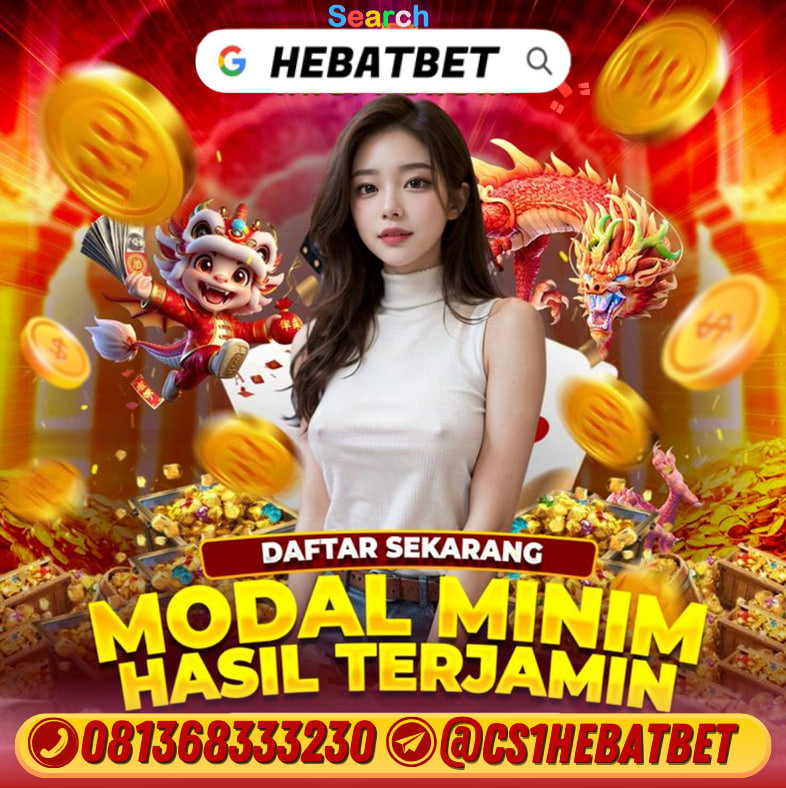 HEBATBET Merupakan Agen slot gacor terbaik dan terpercaya di indonesia dari tahun ke tahun. HEBATBET hadir sebagai solusi yang tepat bagi mereka yang mencari pengalaman judi online yang aman dan menguntungkan. Sebagai agen judi online terpercaya, HEBATBET menawarkan berbagai jenis permainan menarik dan dikenal memiliki winrate tinggi. 