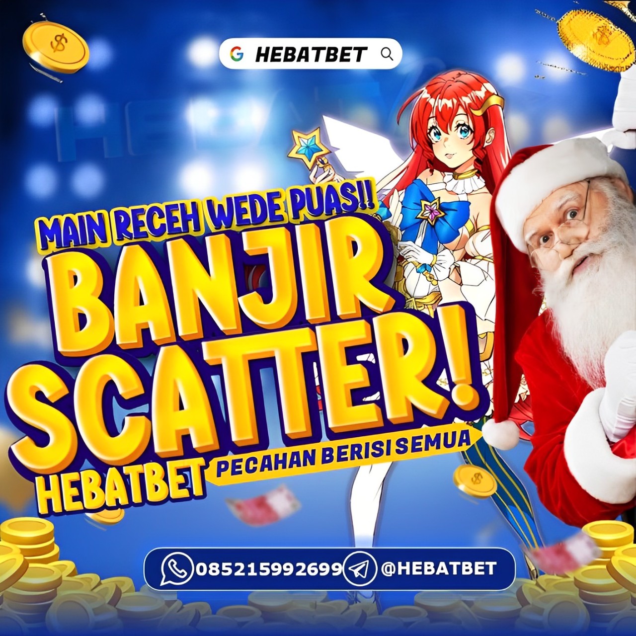 Daftar Slot gacor Indonesia dapat anda lakukan bersama agen daftar resmi Slot Indonesia, Hebatbet. Persyaratan utama daftar Slot Gacor Indonesia ialah memiliki salah satu akun rekening bank lokal seperti BCA, BNI, BRI, Mandiri, CIMB Niaga ,Danamon dan E- Wallet.Costumer Servis Hebatbet yang online selama 24jam penuh untuk siap meyani anda dengan cepat dan tepat Setelah anda memiliki salah satu rekening bank lokal yang kami sebutkan, maka langkah berikutnya anda dapat menghubungi kontak agen Slot Gacor Hebatbet dibawah ini :

Daftar GRATIS!! Minimal Deposit Hanya 25 RIBU!!!💸

Mau Join ?? Langsung via WhatsApp kita :
WHATSAPP : +62 852-1599-2699
TELEGRAM :hebatbet
DAFTAR SEKARANG