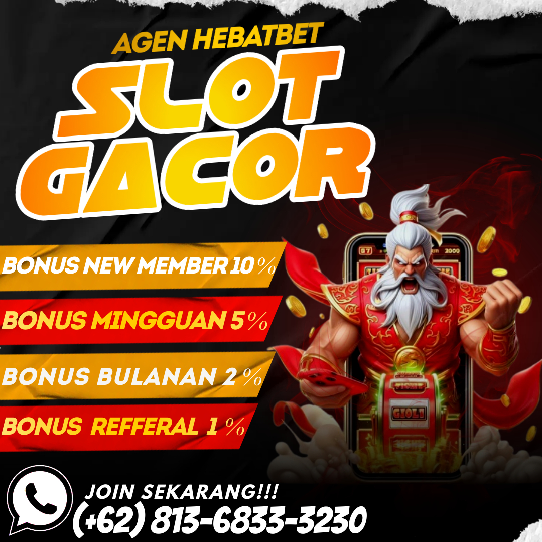 Agen slot gacor terbaik dan terpercaya di indonesia adalah HEBATBET. HEBATBET terbentuk sejak tahun 2010 hadir dengan menawarkan pengalaman bermain judi online terbaik dengan berbagai variasi menarik yang bertujuan untuk kenyamanan saat bermain. Agen CS1HEBATBET juga menghadirkan berbagai jenis permainan menarik serta terlengkap dari seluruh permainan online di dunia seperti Slot Games, Live Casino, Sabung Ayam, SportBook dan lain — lain sebagainya. Semua permainan yang kami hadirkan dapat Anda mainkan cukup memiliki 1 user ( satu akun ) saja.