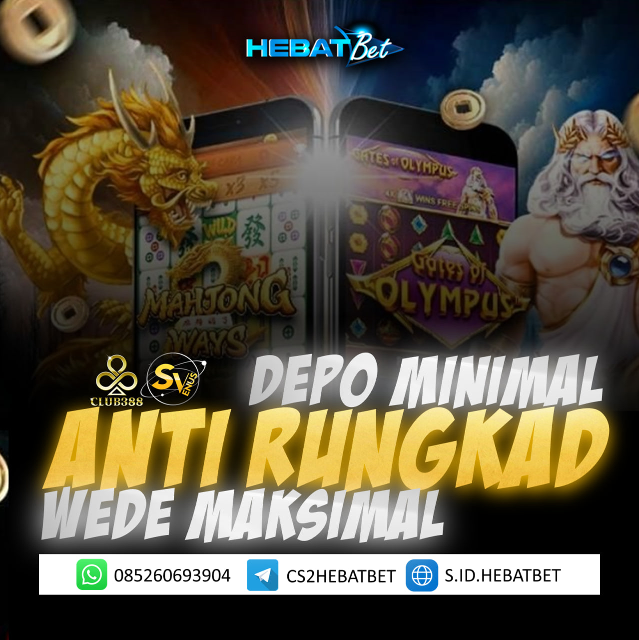 HEBATBET situs terpercaya dan terlengkap. dengan layanan dan terpercaya dan online 24 jam.
Hubungi kami di WHATSAPP : +62 852-6069-3904