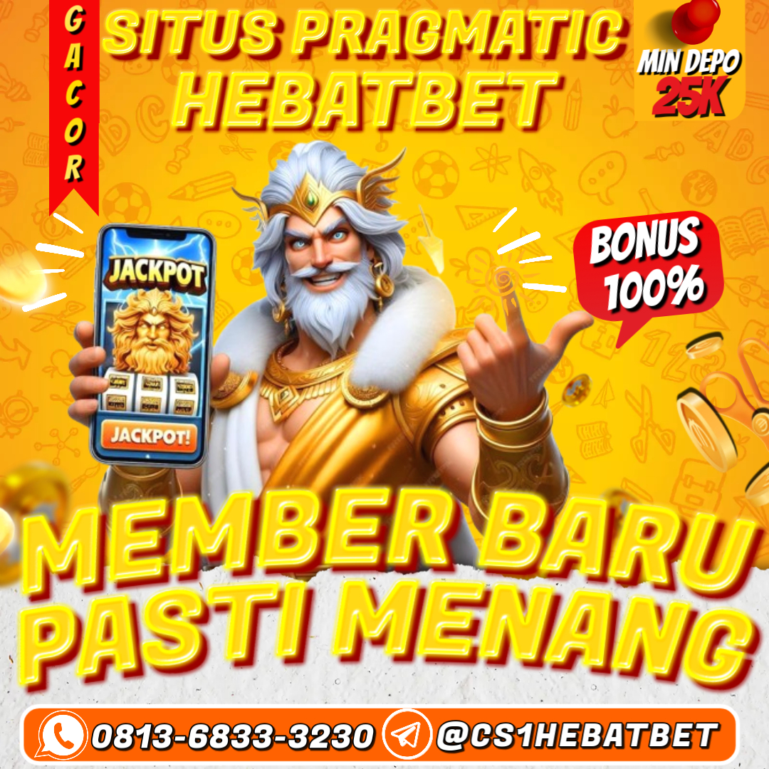 Situs Slot Gacor terbaik dan terpercaya di indonesia dari tahun ke tahun adalah HEBATBET. HEBATBET hadir sebagai solusi yang tepat bagi mereka yang mencari pengalaman judi online yang aman dan menguntungkan.