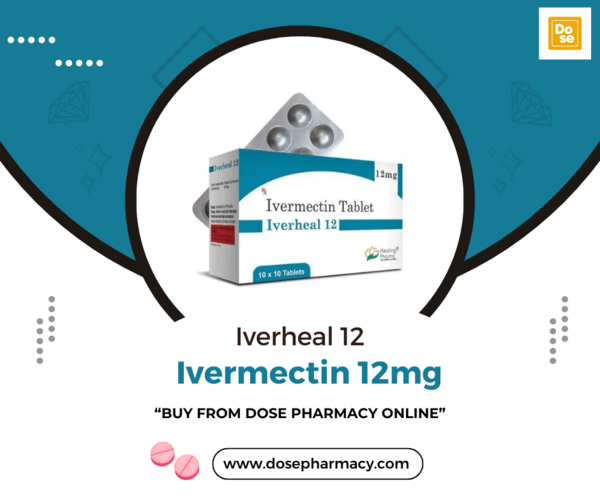 Buy from dose pharmacy online store. https://www.dosepharmacy.com/iverheal-12mg-tablet-ivermectin