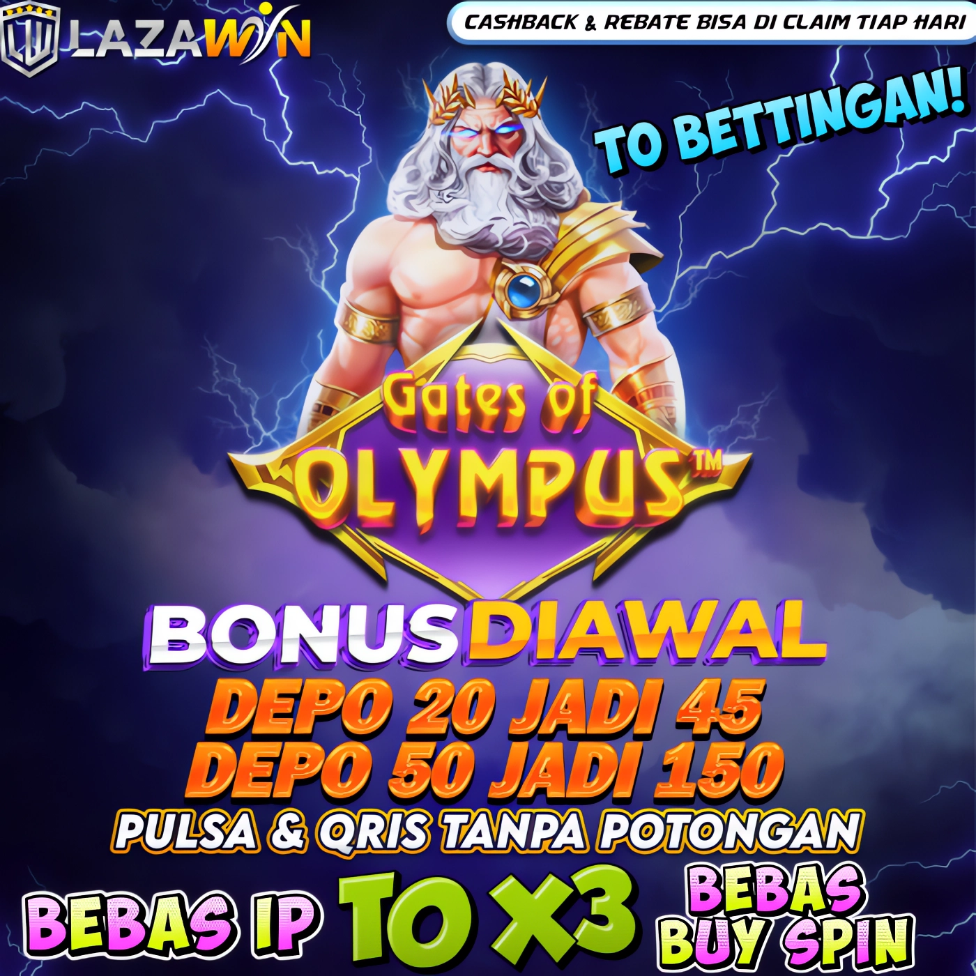 Dapatkan bonus menarik dan terbesar di Lazawin. Mainkan juga RTP dan pola slot tergacor dari kami siap membantu anda meraih kemenangan terbaik di situs kami. So, tunggu apalagi Daftar sekarang juga https://linkr.bio/LAZAWIN