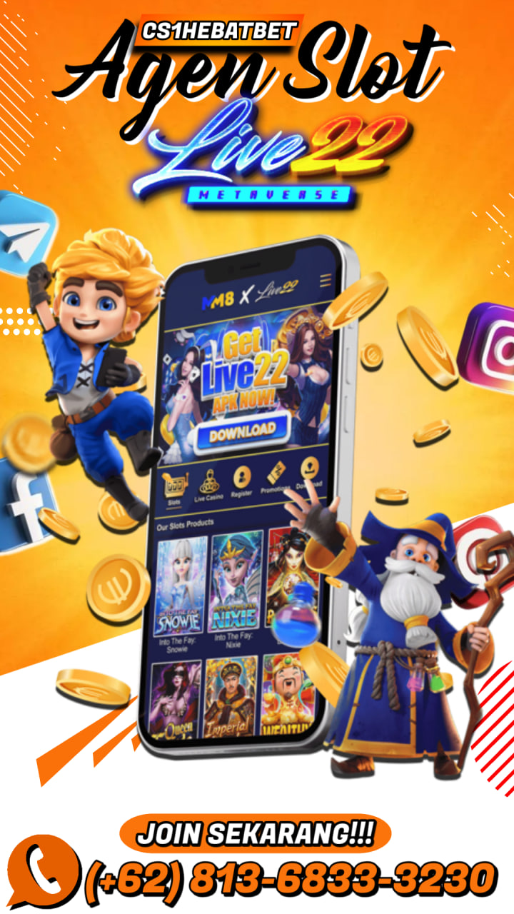 Agen Live22 CS1HEBATBET juga menawarkan beragam game menarik yang dilengkapi dengan fitur — fitur terbaik serta banyaknya Jackpot. Slot Game Live22 ini bisa anda mainkan melalui Situs Resmi Judi Slot Games Live22 CS1HEBATBET Karena Agen Live22 sudah mempercayai CS1HEBATBET sebagai Agen Resmi utuk memasarkan produknya khususnya di Indonesia.