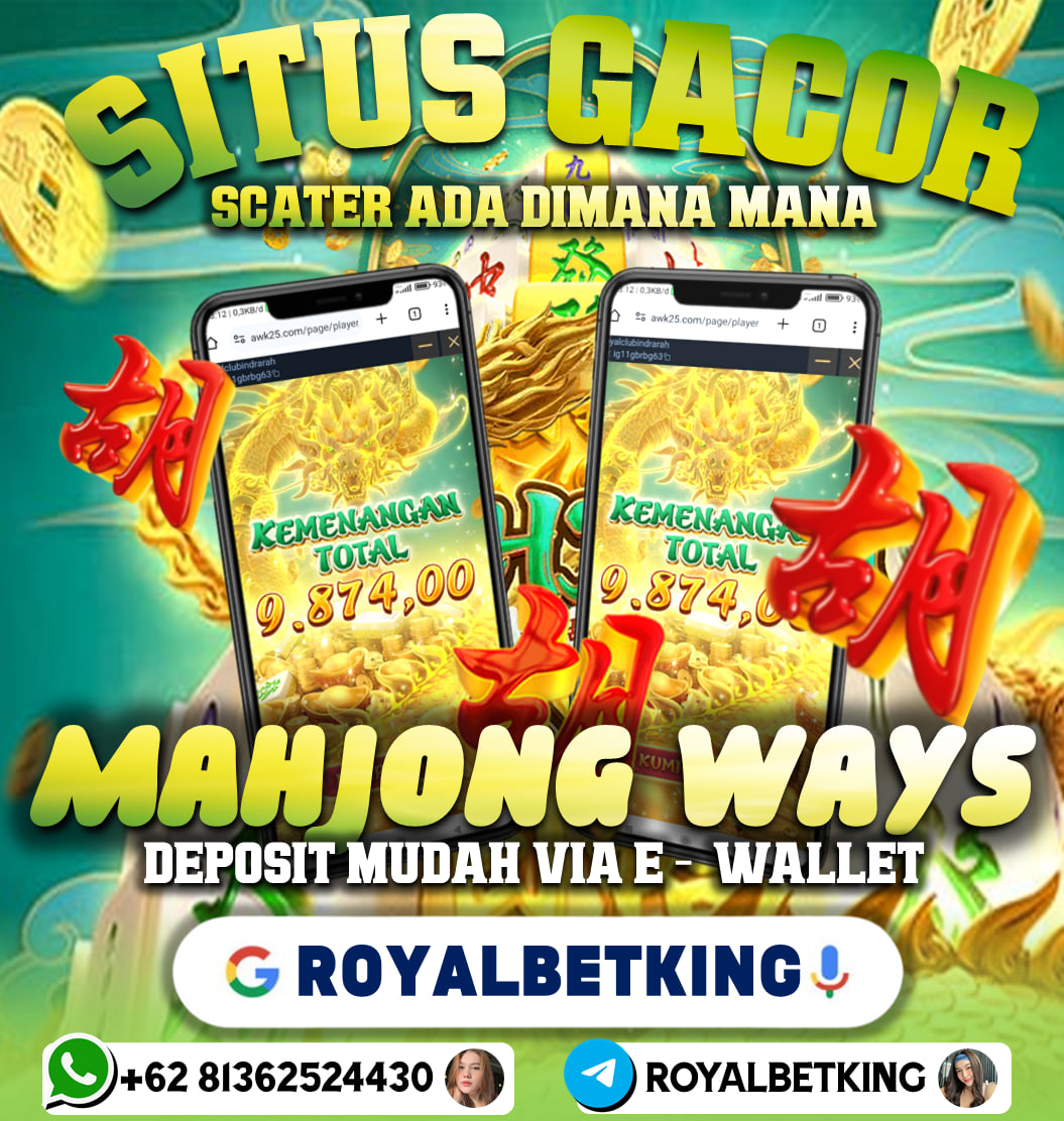 Bermain game slot paling populer dan paling banyak digemari oleh pemain slot adalah MAHJONG WAYS. Kamu dapat menikmati gacornya slot mahjong ways bersama ROYALBETKING