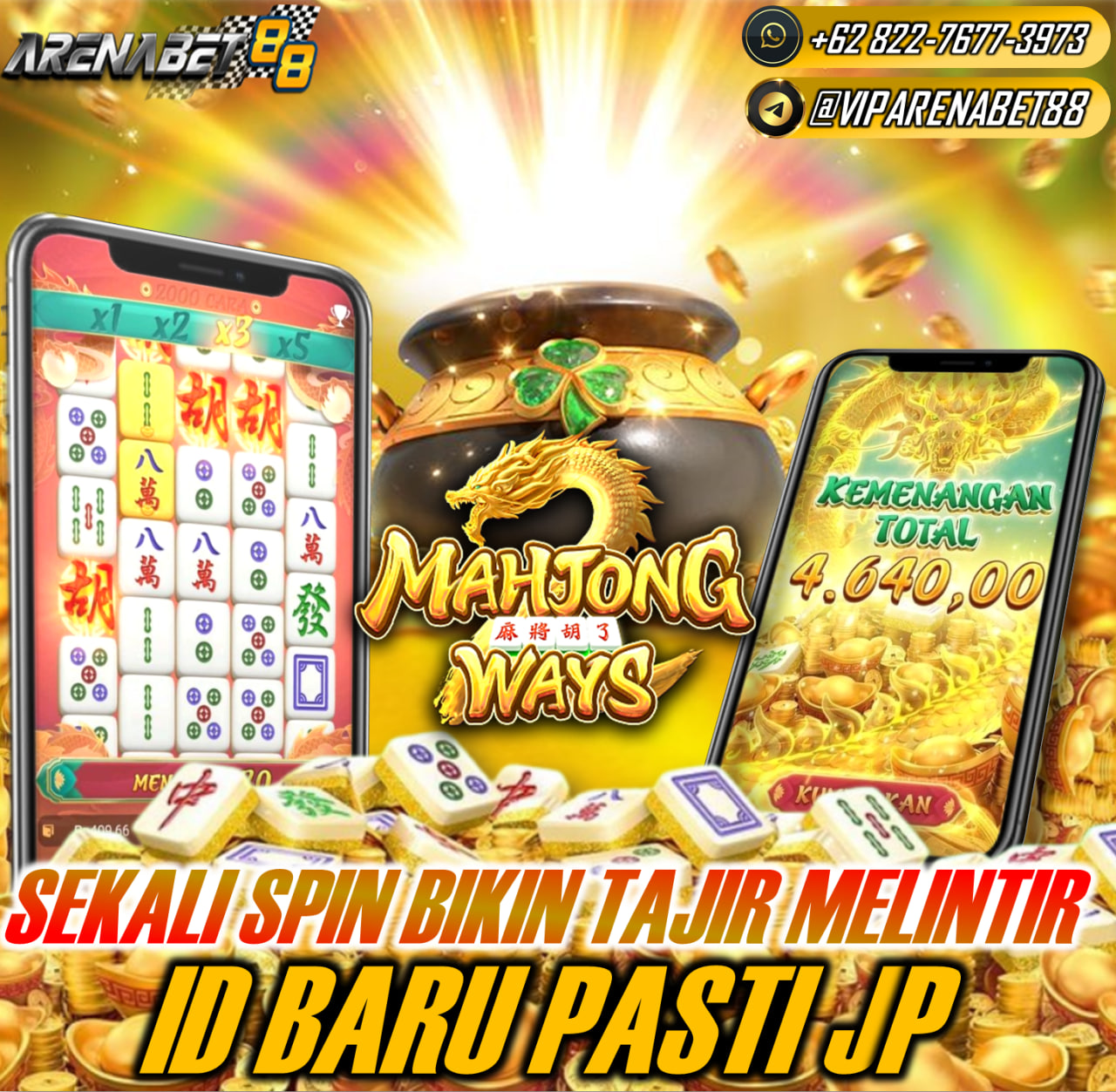 MAHJONG WAYS merupakan salah satu game yang paling banyak di gemari oleh pecinta game online,apa mungkin ada yang tidak tau MAHJONG  WAYS?sepertinya tidak ada,karan seperti yang kalian ketahui MAHJONG WAYS merupakan game terfavorit saat ini,apa kamu juga salah satau penggemar MAHJONG WAYS,jika iya saat ini kamu sedang berada di tempat yang tepat,iya kamu bisa mendaftarkan diri kamu di ARENABET88 dengan sangat mudah,kamu bisa langsung saja konfirmasi ke customer service kita yang aktif selama 24 jam untuk melayani kamu,jadi kamu tidak perlu repot repot,dan bingung cara daftarnya.
DAFTARKAN DIRI ANDA SEKARANG JUGA DI : https://fondby.com/7CDmK
atau kamu bisa juga langsung menghubingi :
WHATSAPP : +62 822–7677–3973
TELEGRAM : VIPARENABET88
#ARENABET88 #VIPARENABET88  #DEPOPULSATANPAPOTONGAN #SLOTGACOR #SABUNGAYAM #LIVECASINO
