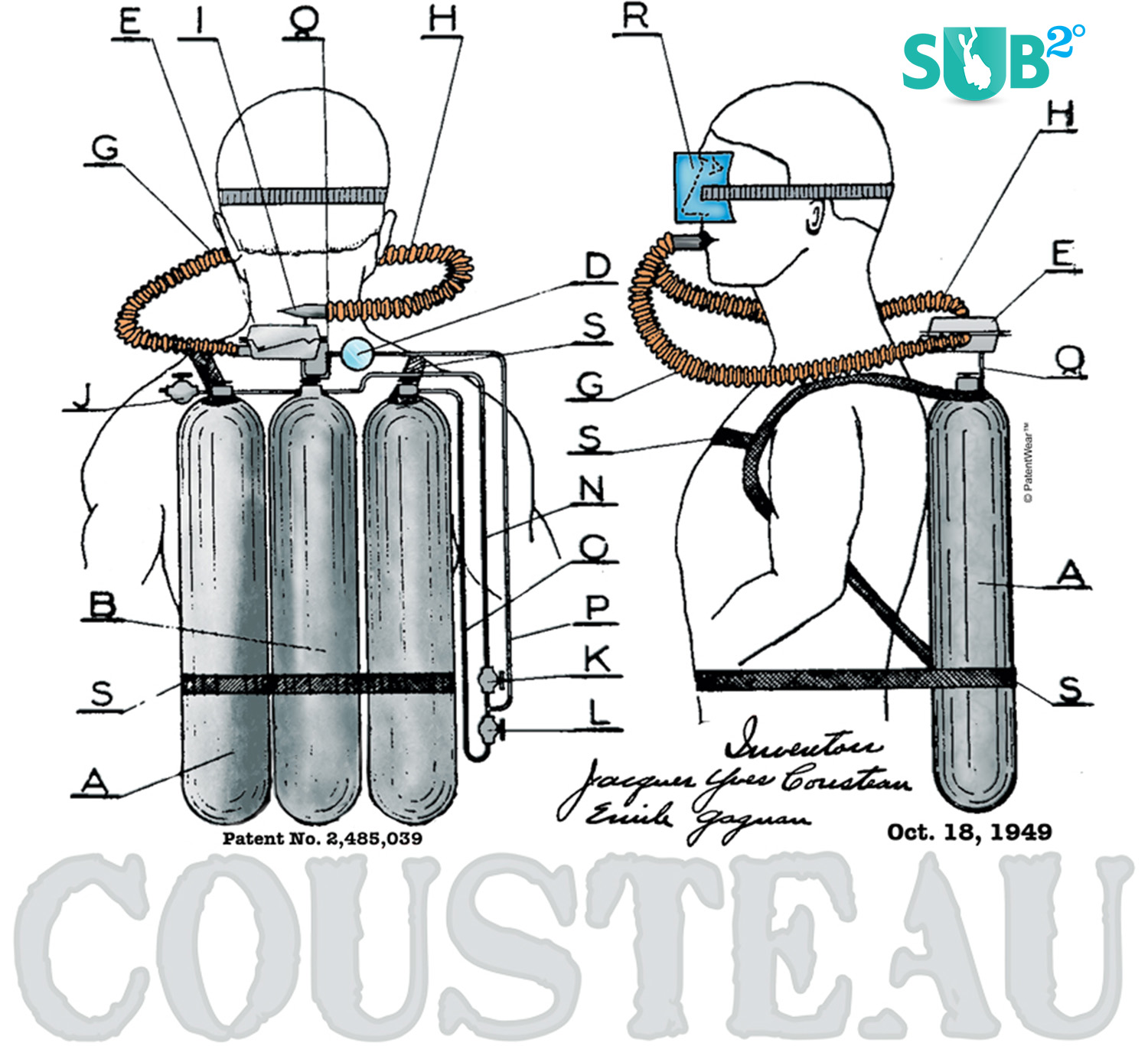 PatentWear.com Cousteau