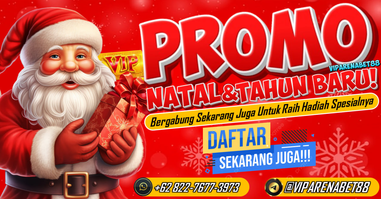 Arenabet88 situs judi online tergacor dan paling dipercaya nomor 1 di Indonesia menyediakan promo-promo untuk hari natal dan juga untuk akhir tahun yang sangat menguntungkan bagi para pemain baru dan pemain setia kami di Situs Judi Online Promo Natalan dan Tahun Baru kali ini.Dengan bonus yang diberikan oleh situs ini, Anda tidak perlu mengeluarkan uang yang banyak hanya untuk mencoba bermain slot online gacor ini.
DAFTARKAN DIRI ANDA SEKARANG JUGA DI : https://fondby.com/7CDmK

Melayani dalam 24 Jam Setiap Hari
👉 Kontak WhatsApp : 0812-8809-6197
👉 Website : https://fondby.com/7CDmK
#arenabet88 #webviparenabet88 #viparenabet88 #promoslotnatal #bonusslottahunbaru #bonustahunbaru #promoslottahunbaru #bonusslotnatal #daftarslotnatal 