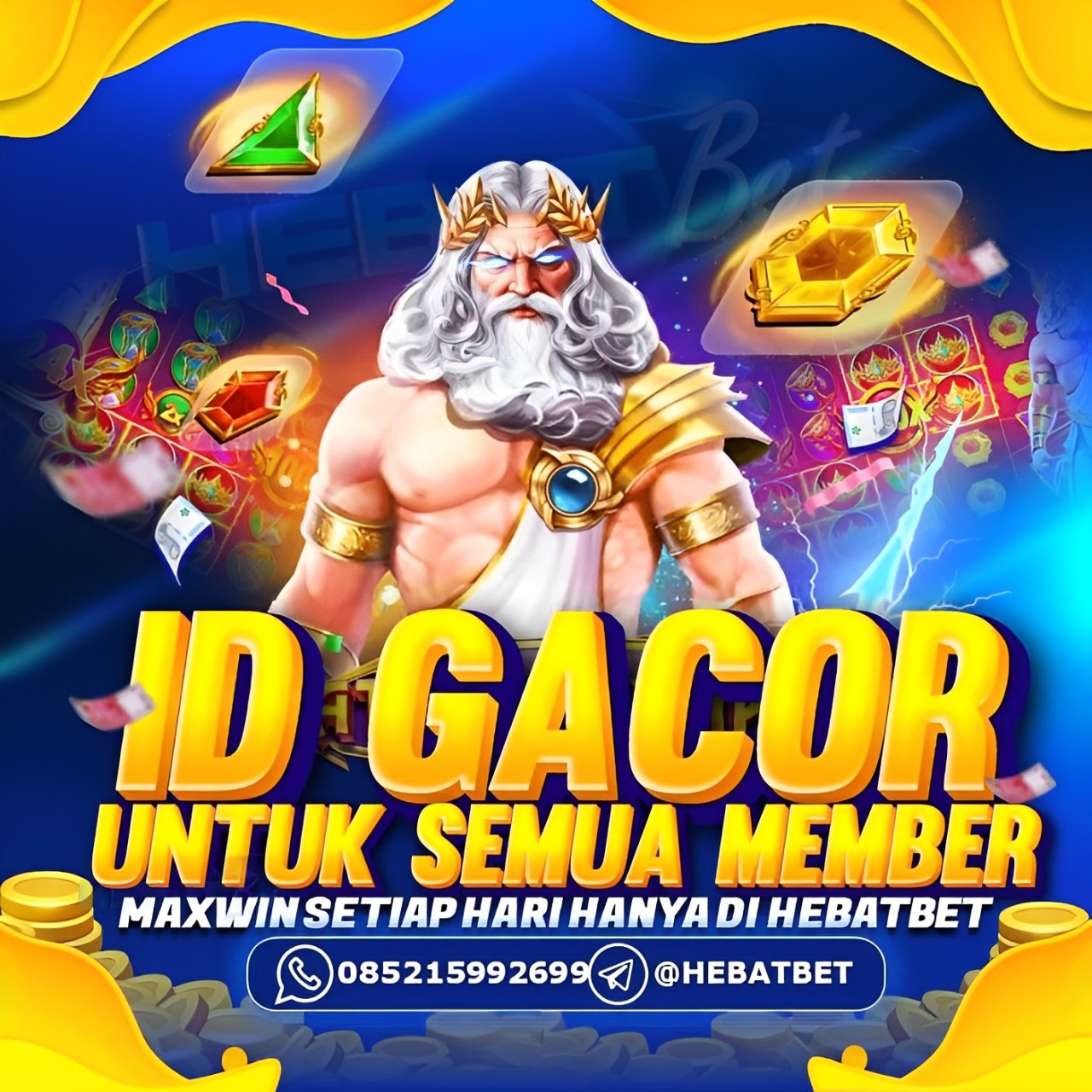 Daftar Slot gacor Indonesia dapat anda lakukan bersama agen daftar resmi Slot Indonesia, Hebatbet. Persyaratan utama daftar Slot Gacor Indonesia ialah memiliki salah satu akun rekening bank lokal seperti BCA, BNI, BRI, Mandiri, CIMB Niaga ,Danamon dan E- Wallet.Costumer Servis Hebatbet yang online selama 24jam penuh untuk siap meyani anda dengan cepat dan tepat Setelah anda memiliki salah satu rekening bank lokal yang kami sebutkan, maka langkah berikutnya anda dapat menghubungi kontak agen Slot Gacor Hebatbet dibawah ini :

Daftar GRATIS!! Minimal Deposit Hanya 25 RIBU!!!💸

Mau Join ?? Langsung via WhatsApp kita :
WHATSAPP : +62 852-1599-2699
TELEGRAM :hebatbet
DAFTAR SEKARANG